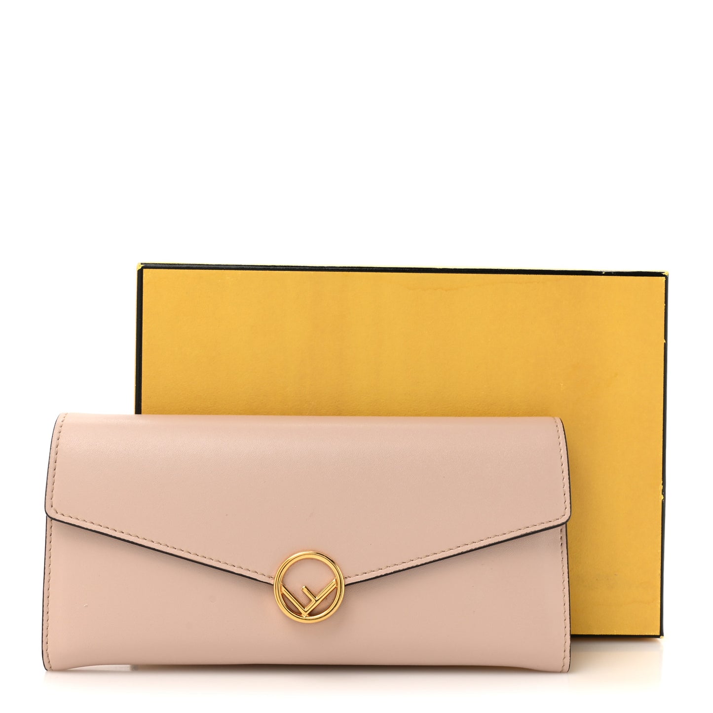 Vitello Cruise F is Fendi Continental Envelope Wallet Light Rose