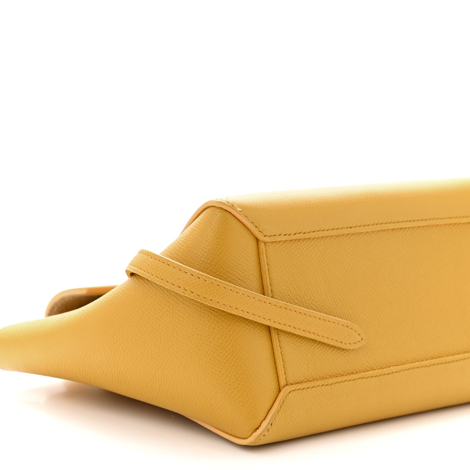 Celine Grained Calfskin Nano Belt Bag Sunflower 8 of 12