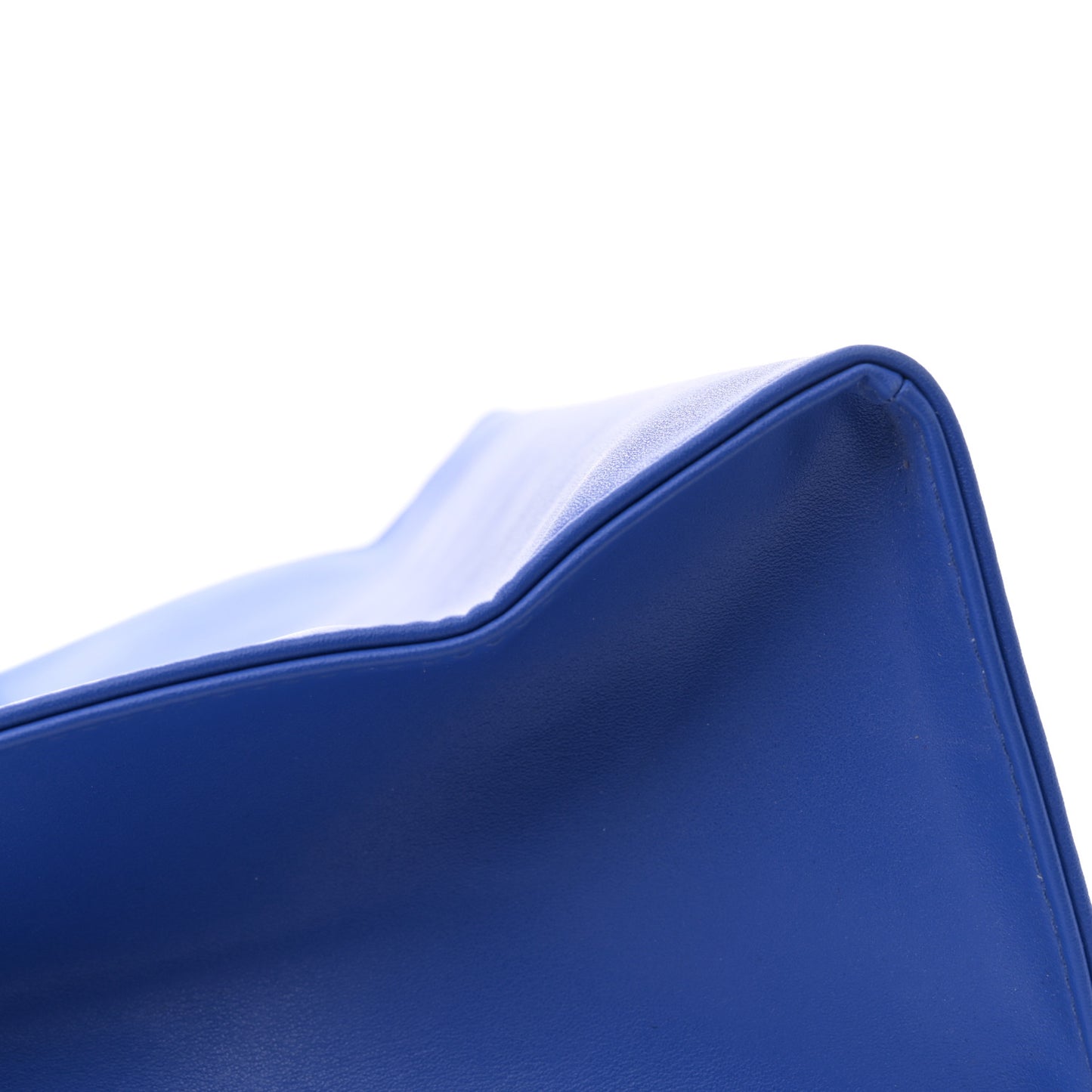 Vegan Leather Medium Shopping Bag Cerulean