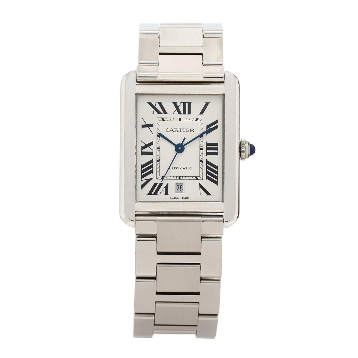 Stainless Steel 31mm Tank Solo Automatic Watch