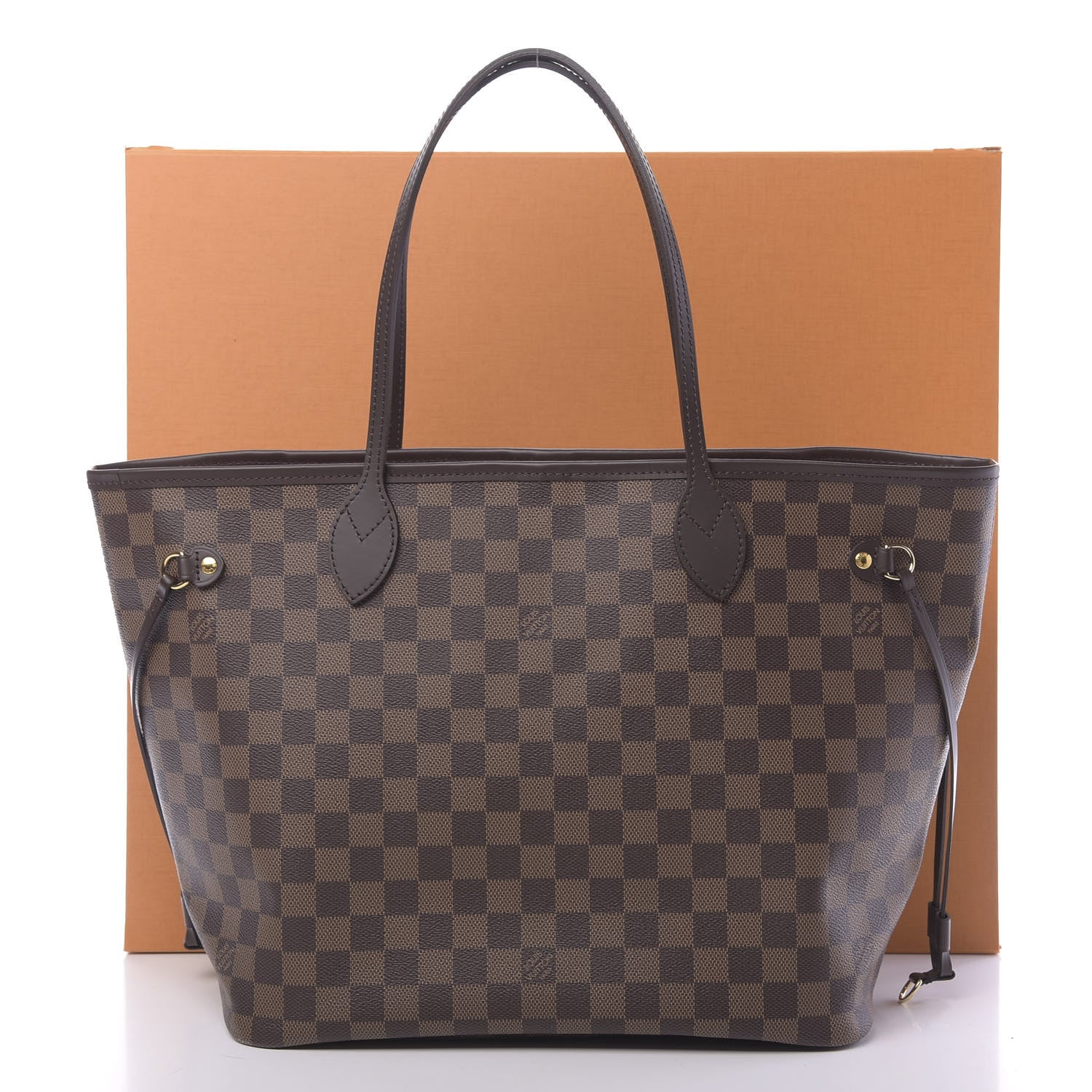 Louis Vuitton Damier Ebene Neo Neverfull MM Rose Ballerine 12 of 12