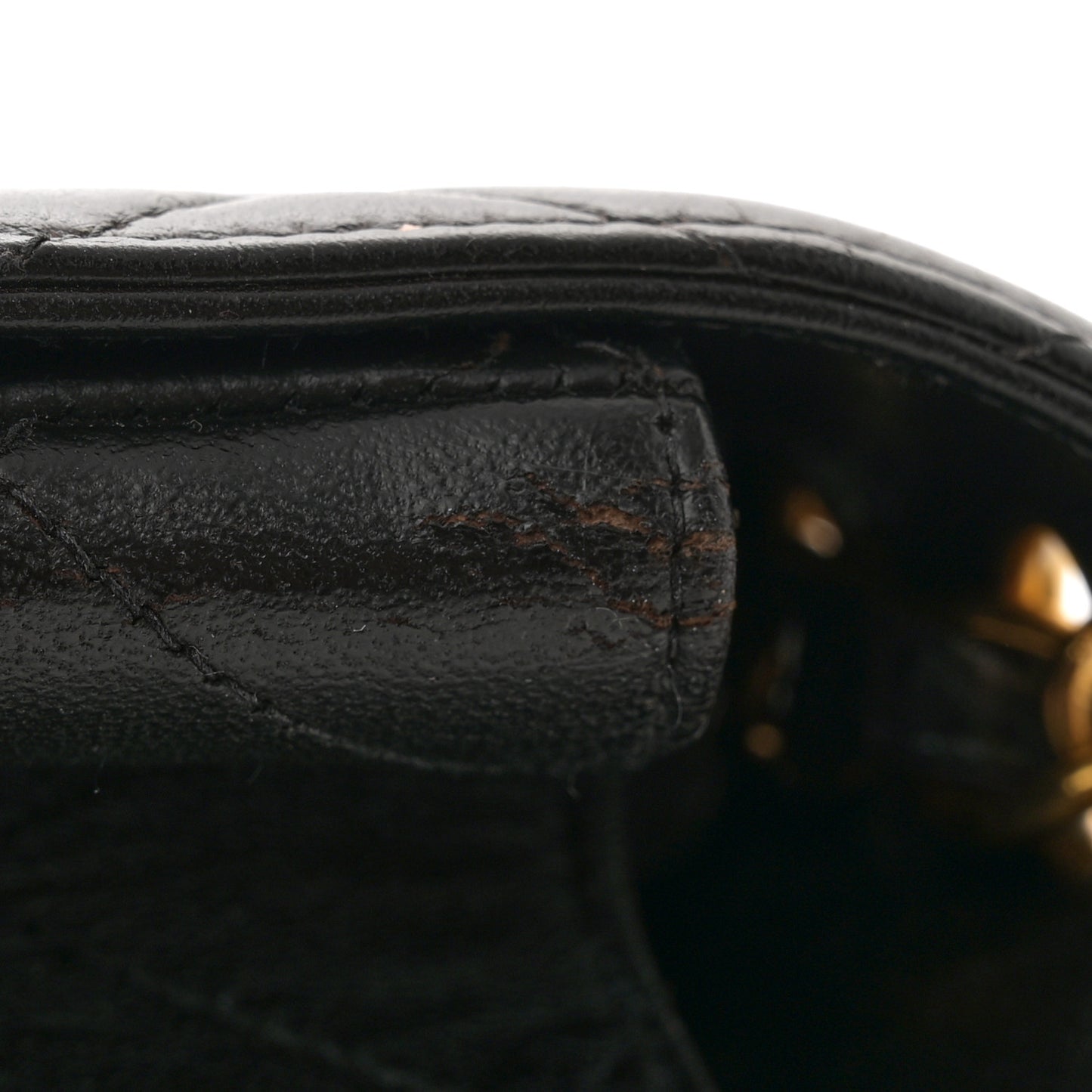 Lambskin Quilted Jumbo Single Flap Black