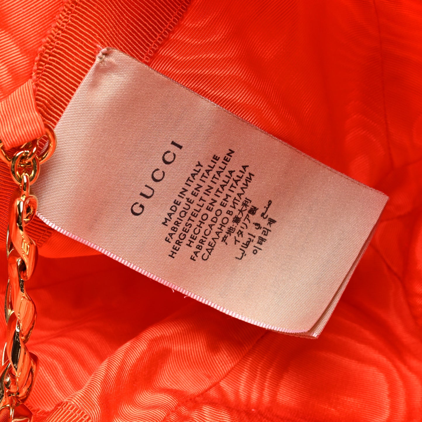 Nylon GG Elevation Clock Moiret Mirage Bucket Hat S Orange