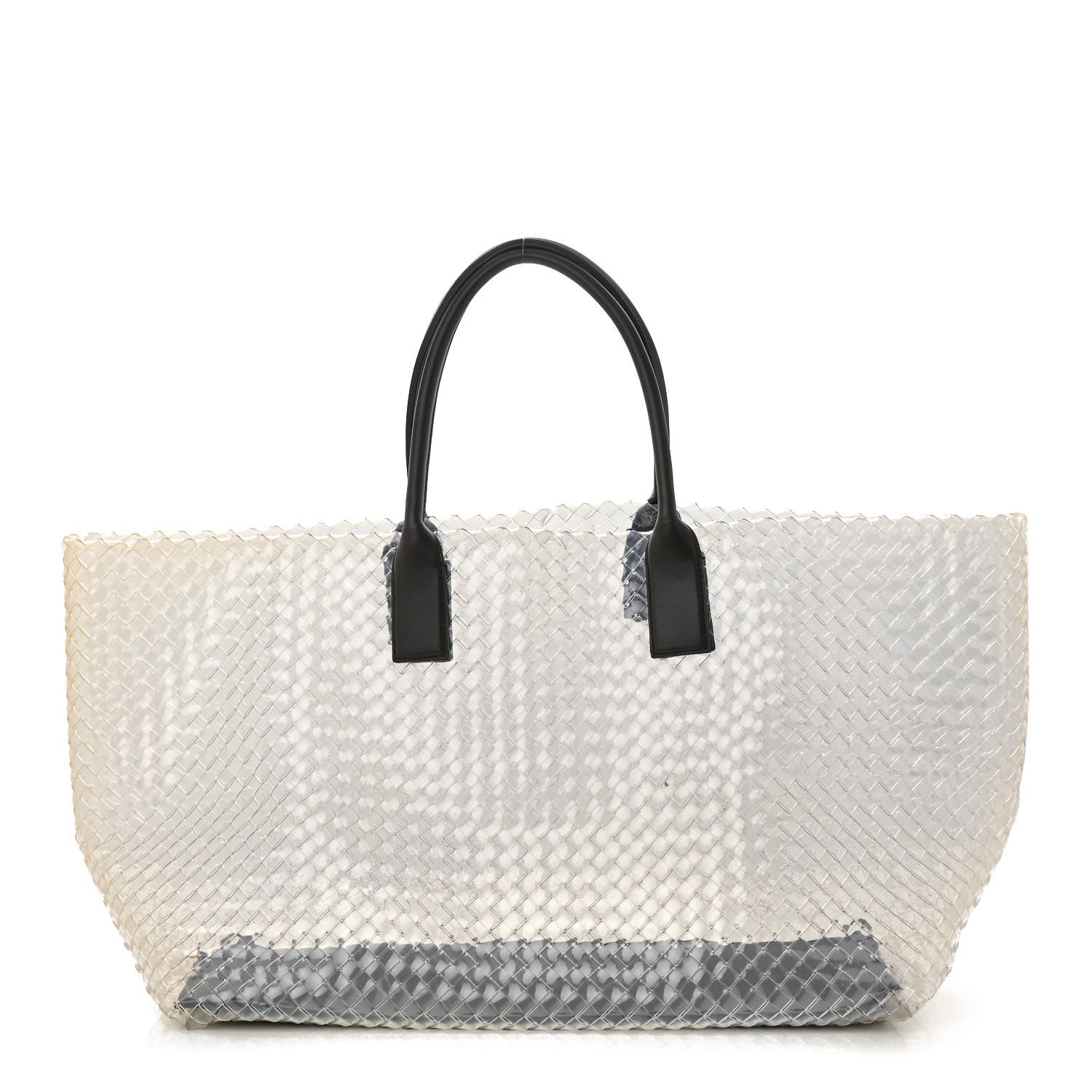 Bottega Veneta PVC Nappa Intrecciato Large Cabat Transparent Fondente 1 of 11