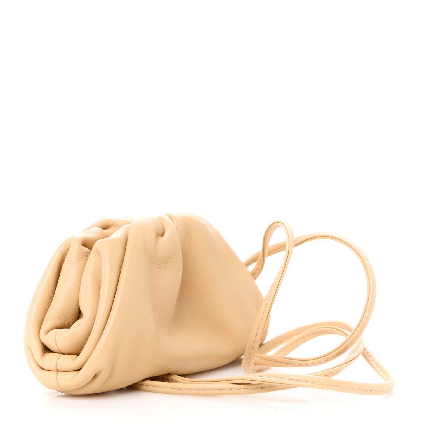 Butter Calfskin Coin Purse Almond