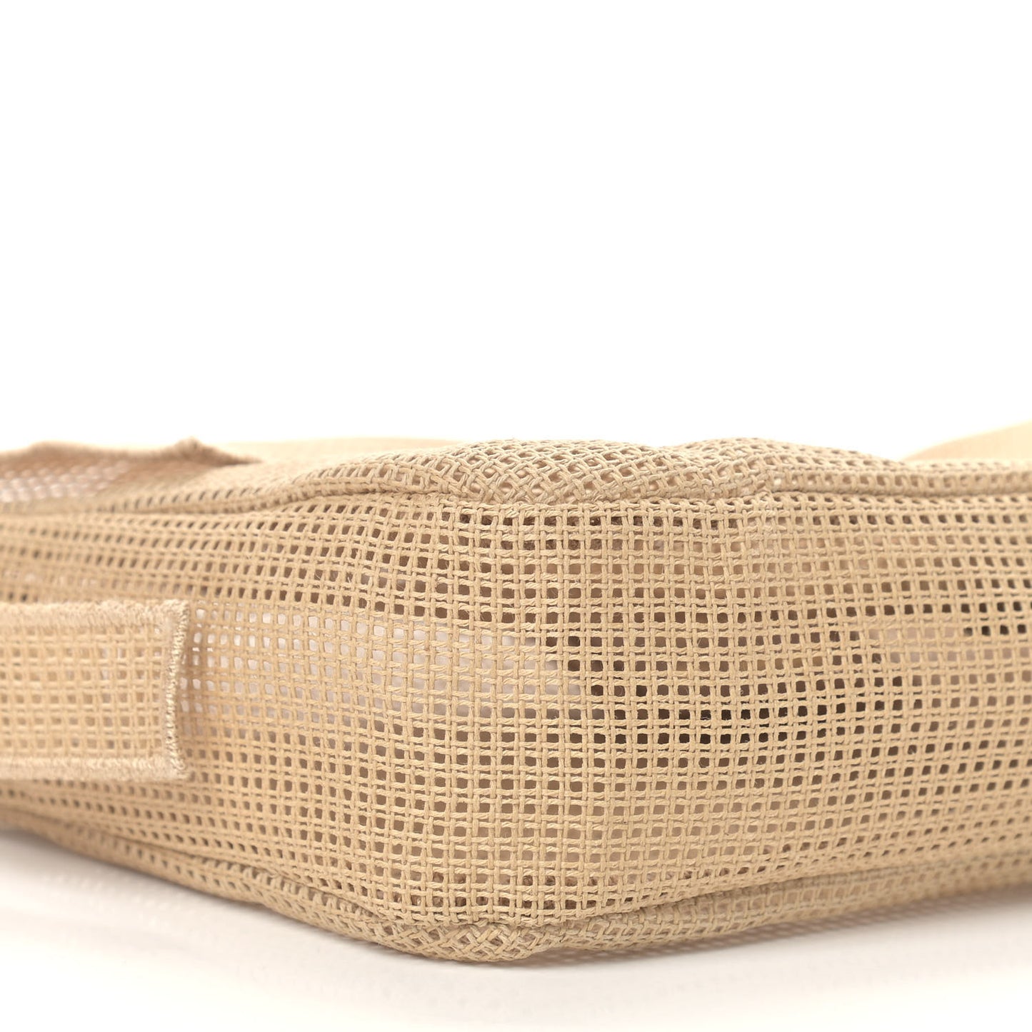 Cotton Lambskin Baguette With Embroidery Kit Naturale