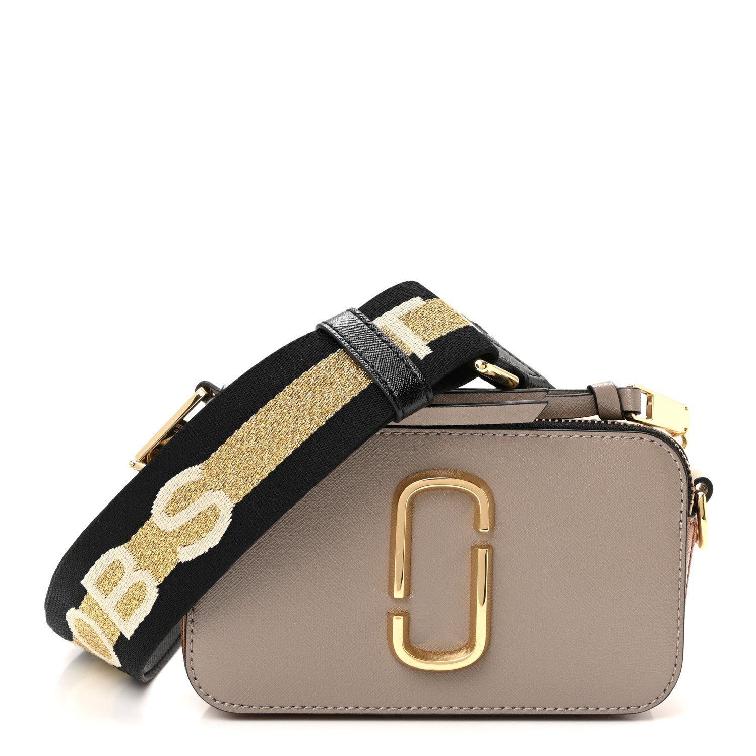 Marc Jacobs Saffiano Small Snapshot Camera Bag Sandcastle 1820043