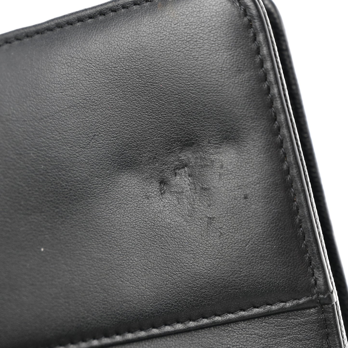 Caviar Quilted Boy Wallet On Chain WOC Black