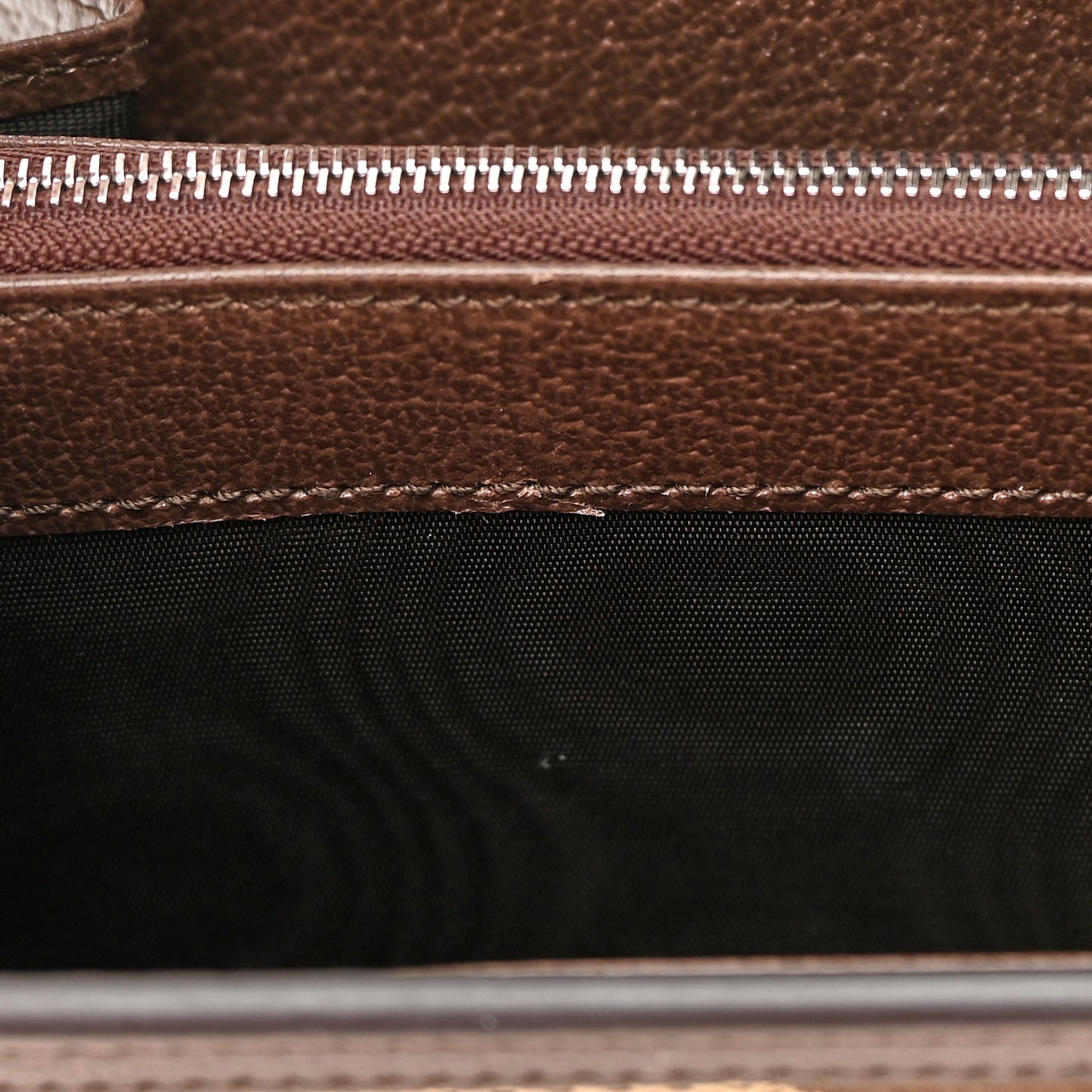 Monogram Jumbo GG Textured Dollar Calfskin Mini Dionysus Chain Wallet Camel Ebony New Acero