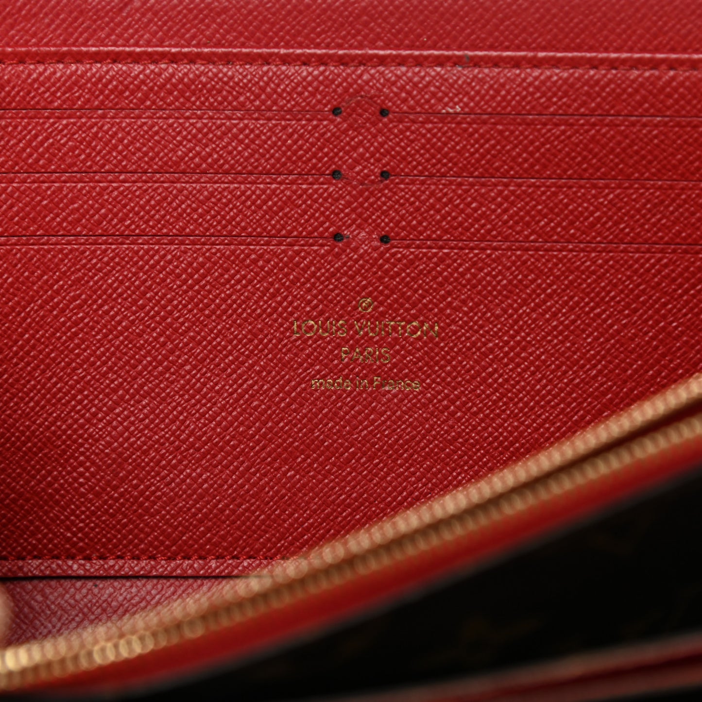 Monogram Retiro Zippy Wallet Cherry
