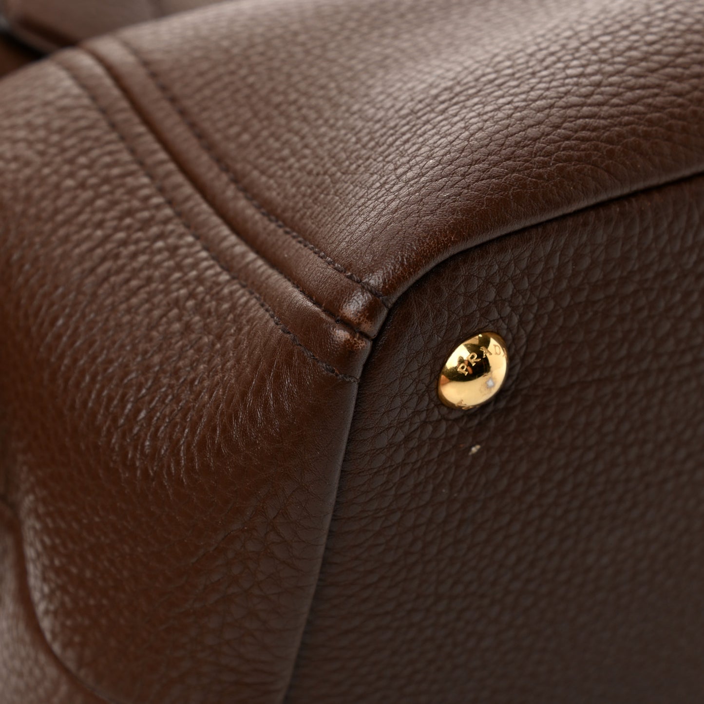 Vitello Daino Shoulder Bag Bruciato