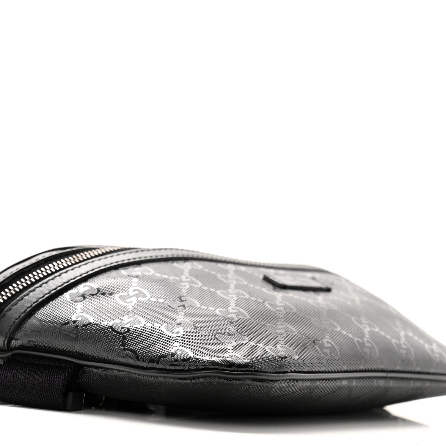 Gucci Imprime Monogram Belt Bag Black 9 of 10