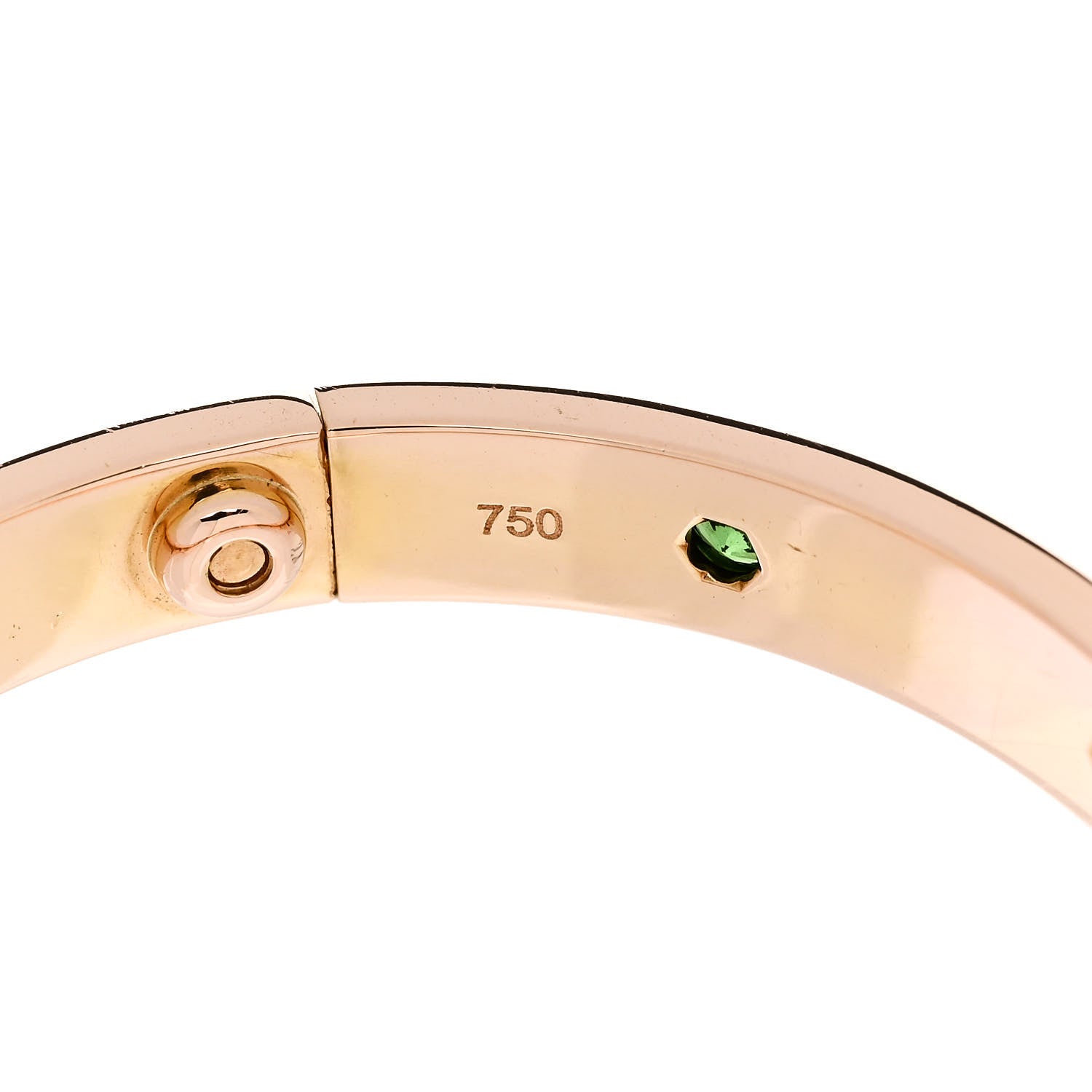 Cartier 18K Pink Gold Sapphire Garnet Amethyst LOVE Bracelet 16 5 of 5
