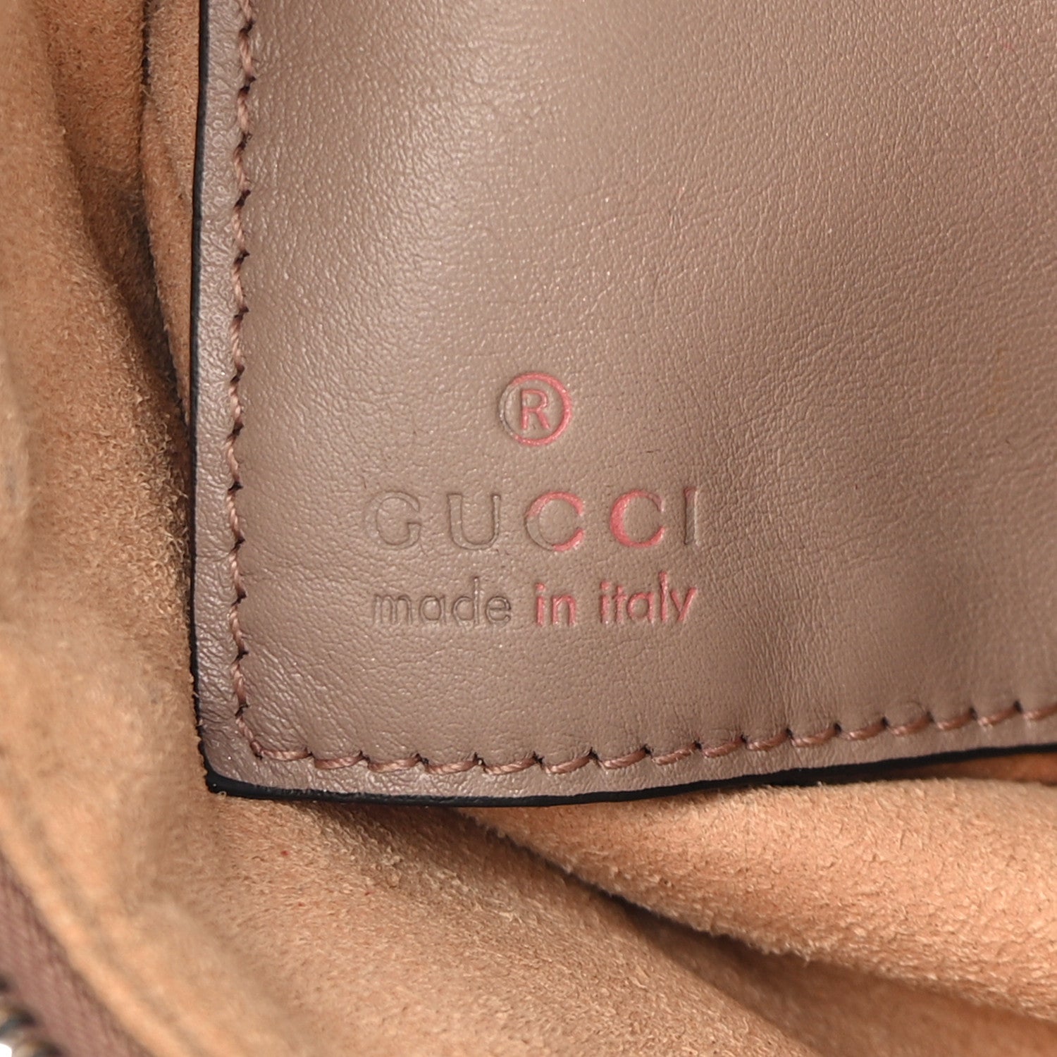 Gucci Calfskin Matelasse Mini GG Marmont Chain Bag Porcelain Rose 6 of 15