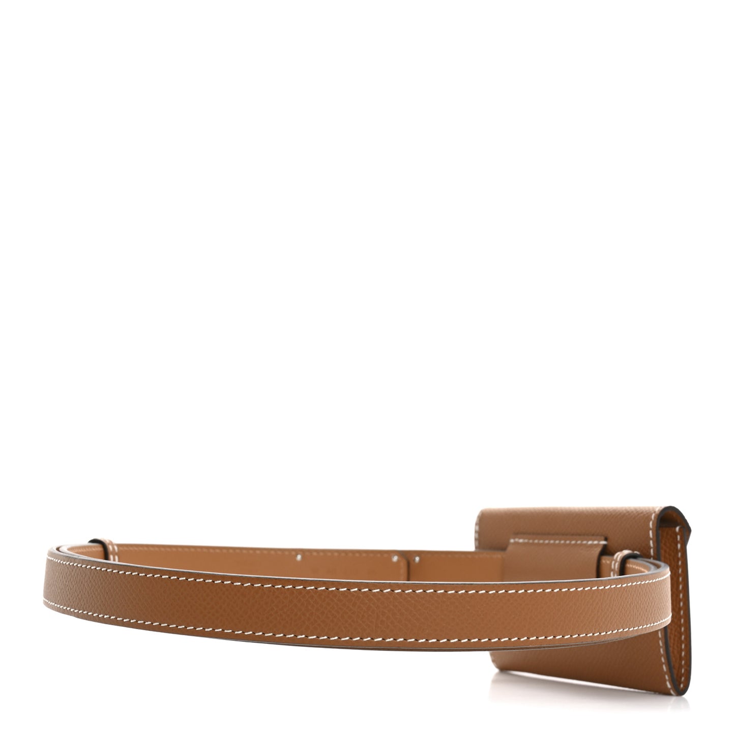 Epsom Kelly Pocket Belt Gold