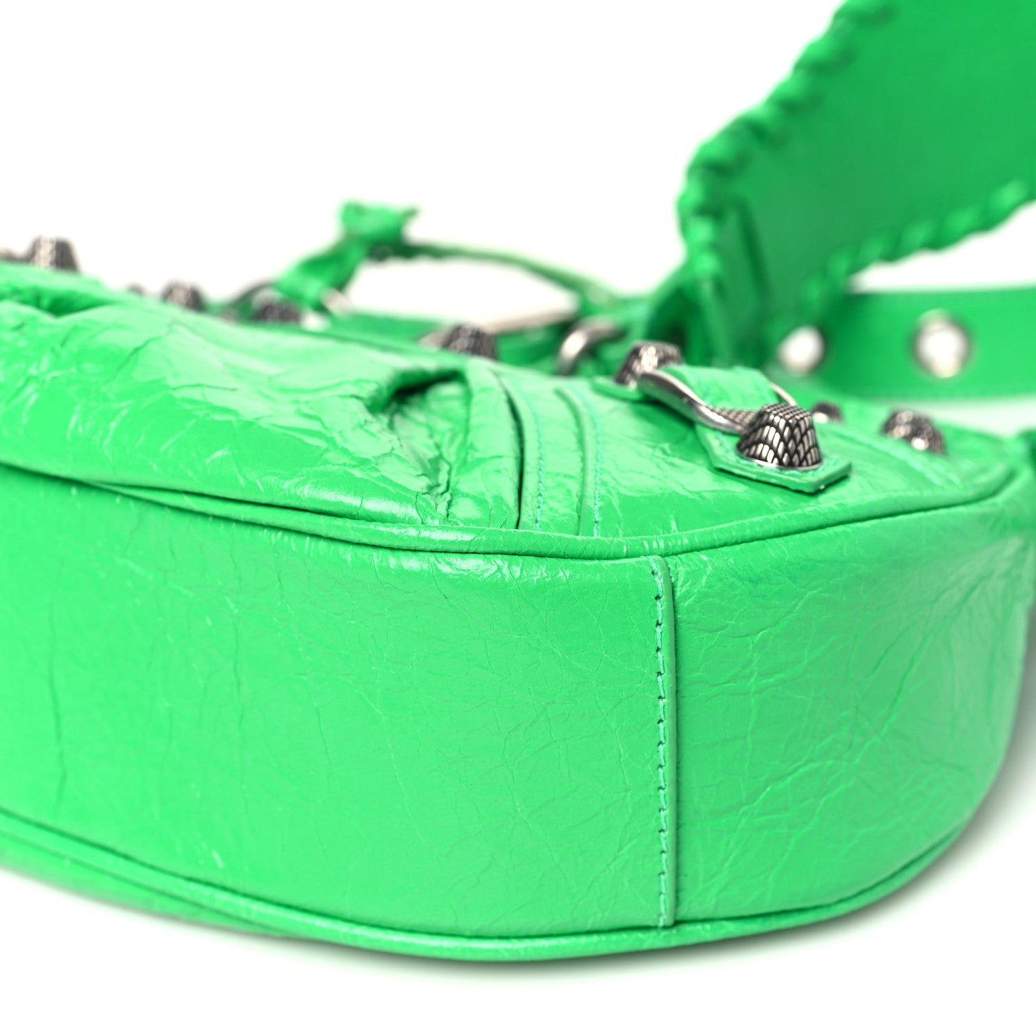 Balenciaga Agneau Arena Le Cagole Shoulder Bag XS Kelly Green 11 of 11