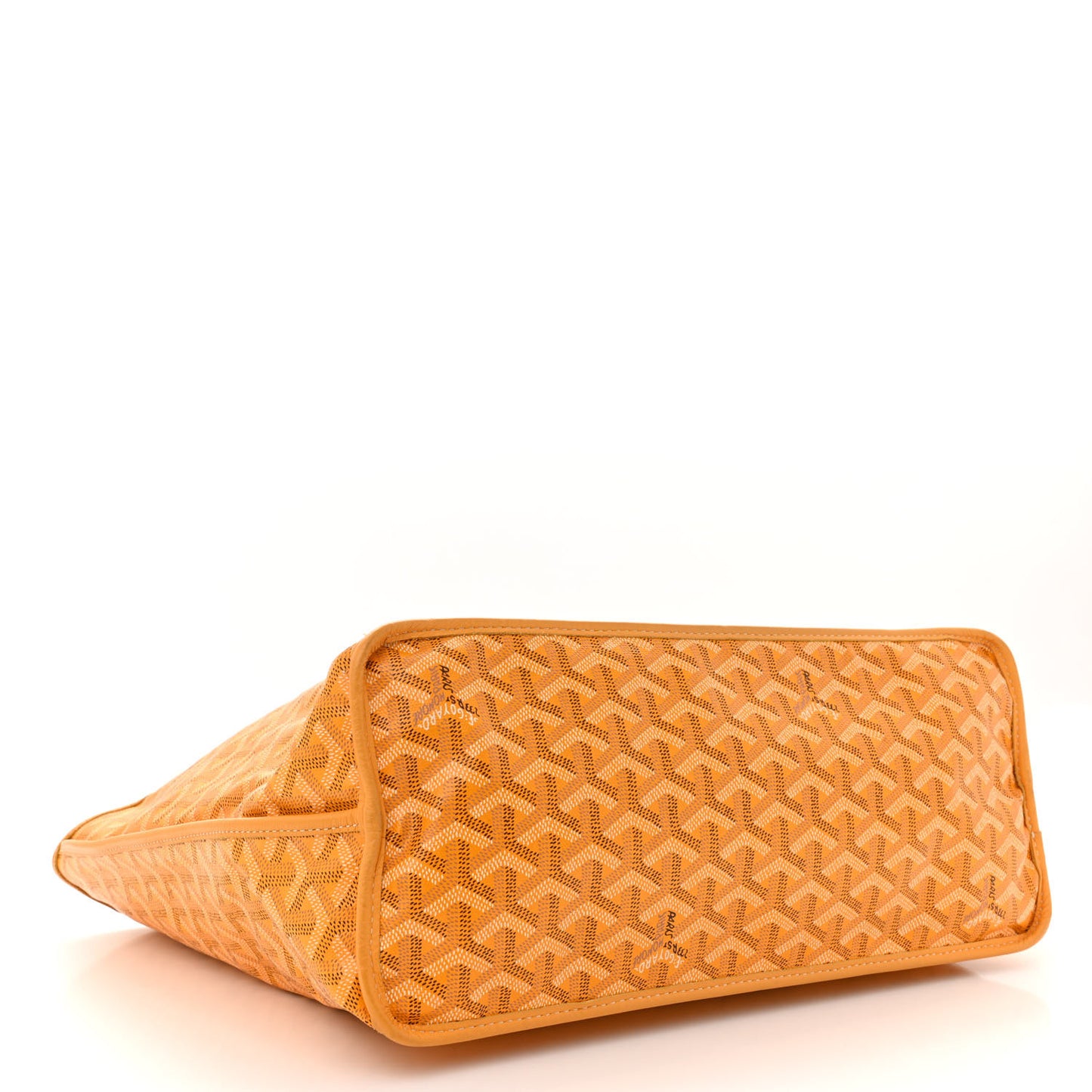 Goyardine Reversible Anjou PM Yellow