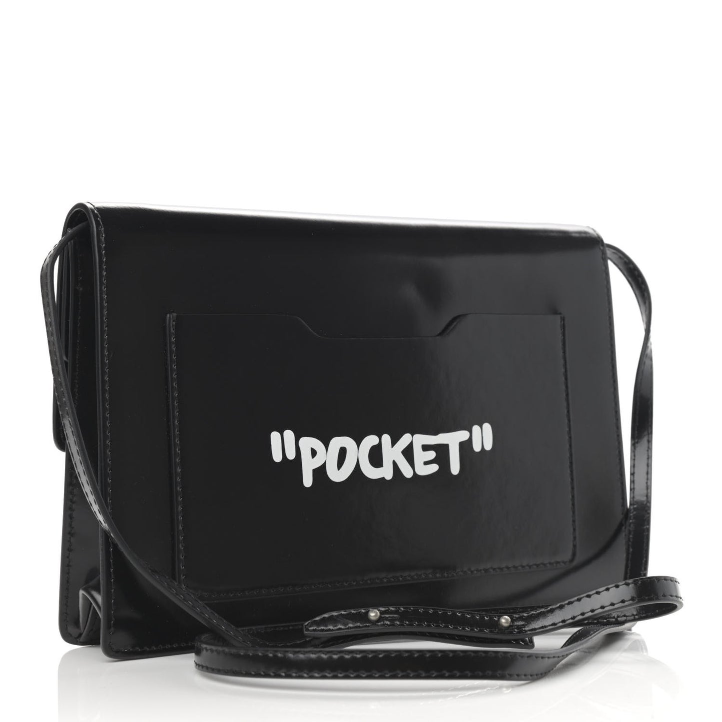 Calfskin Jitney 1.0 Not For Sale Shoulder Bag Black