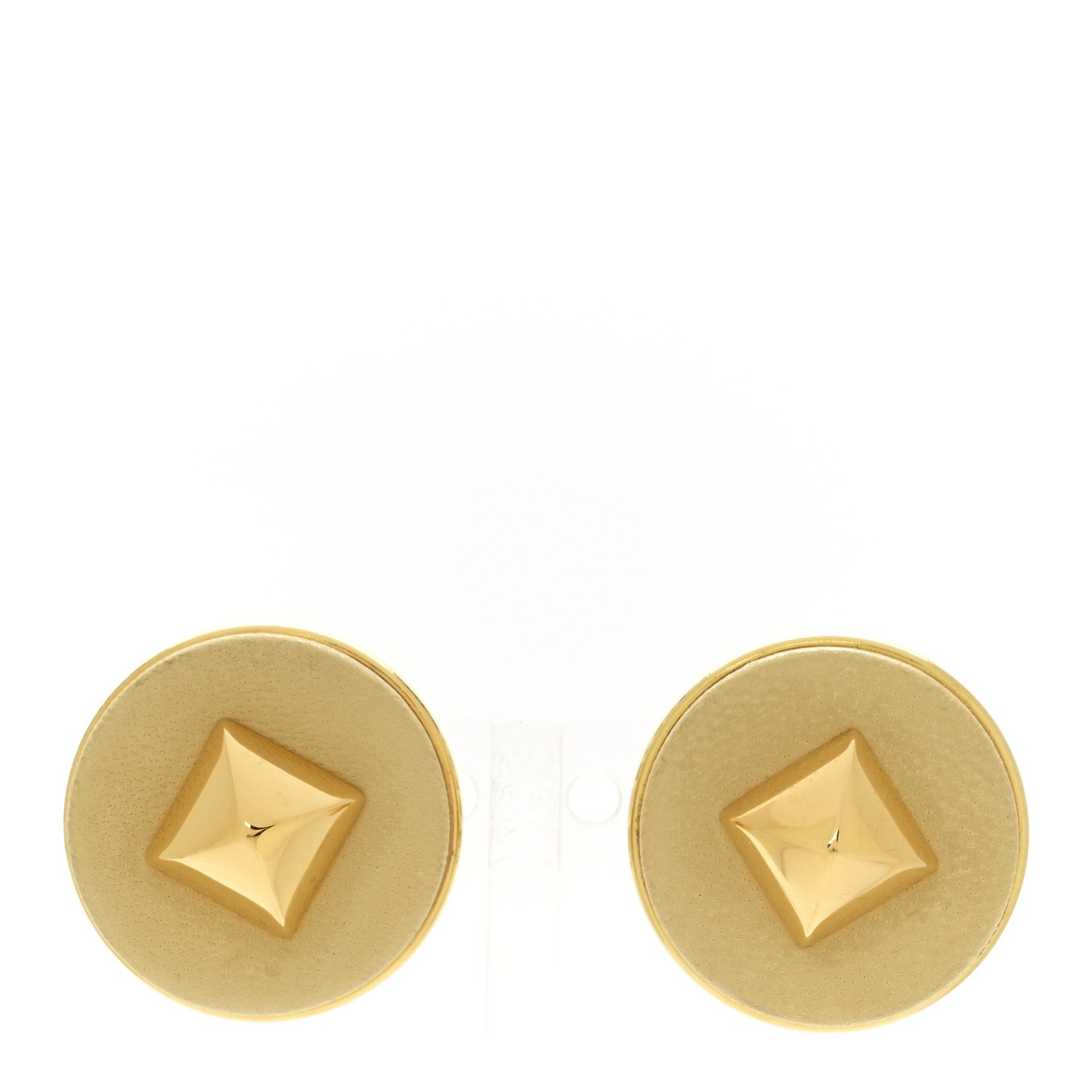 Hermes Lambskin Medor Clip On Earrings 1777231 – FASHIONPHILE