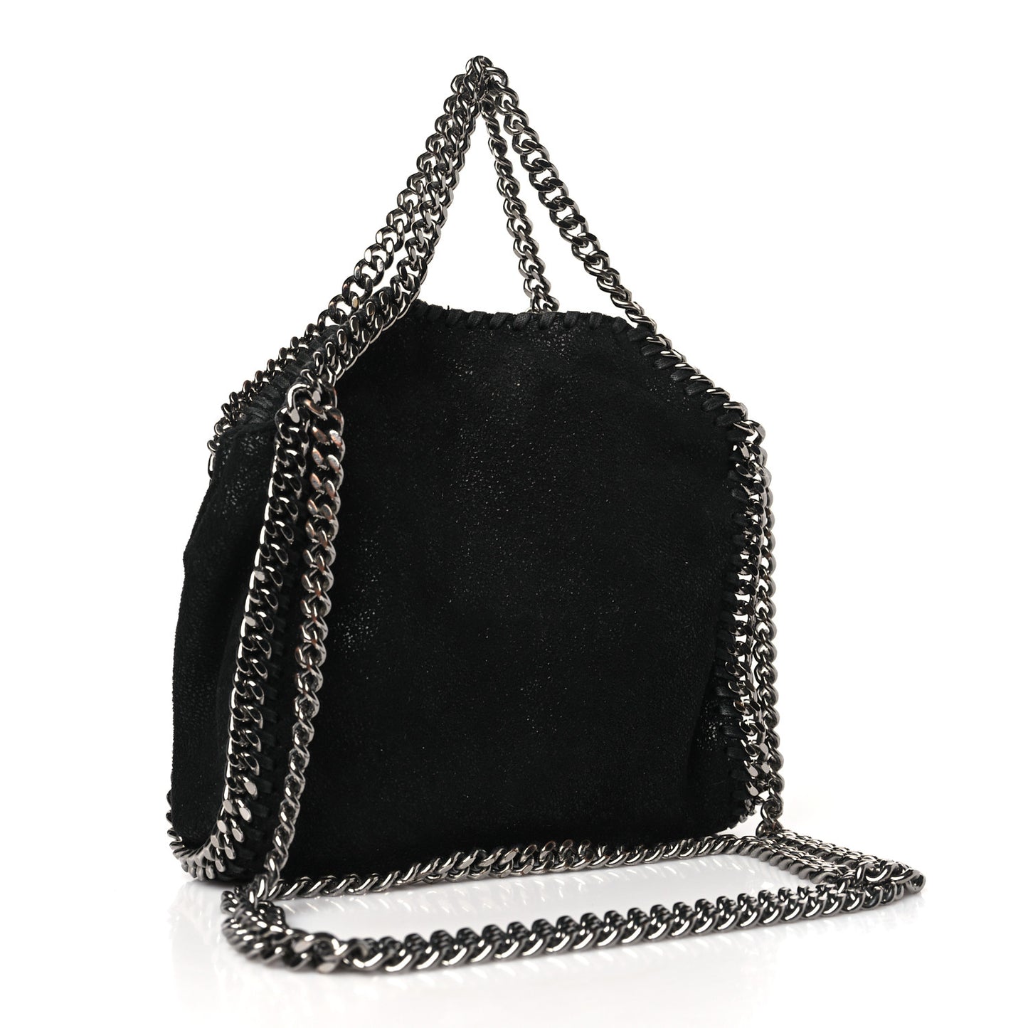 Shaggy Deer Tiny Falabella Tote Black