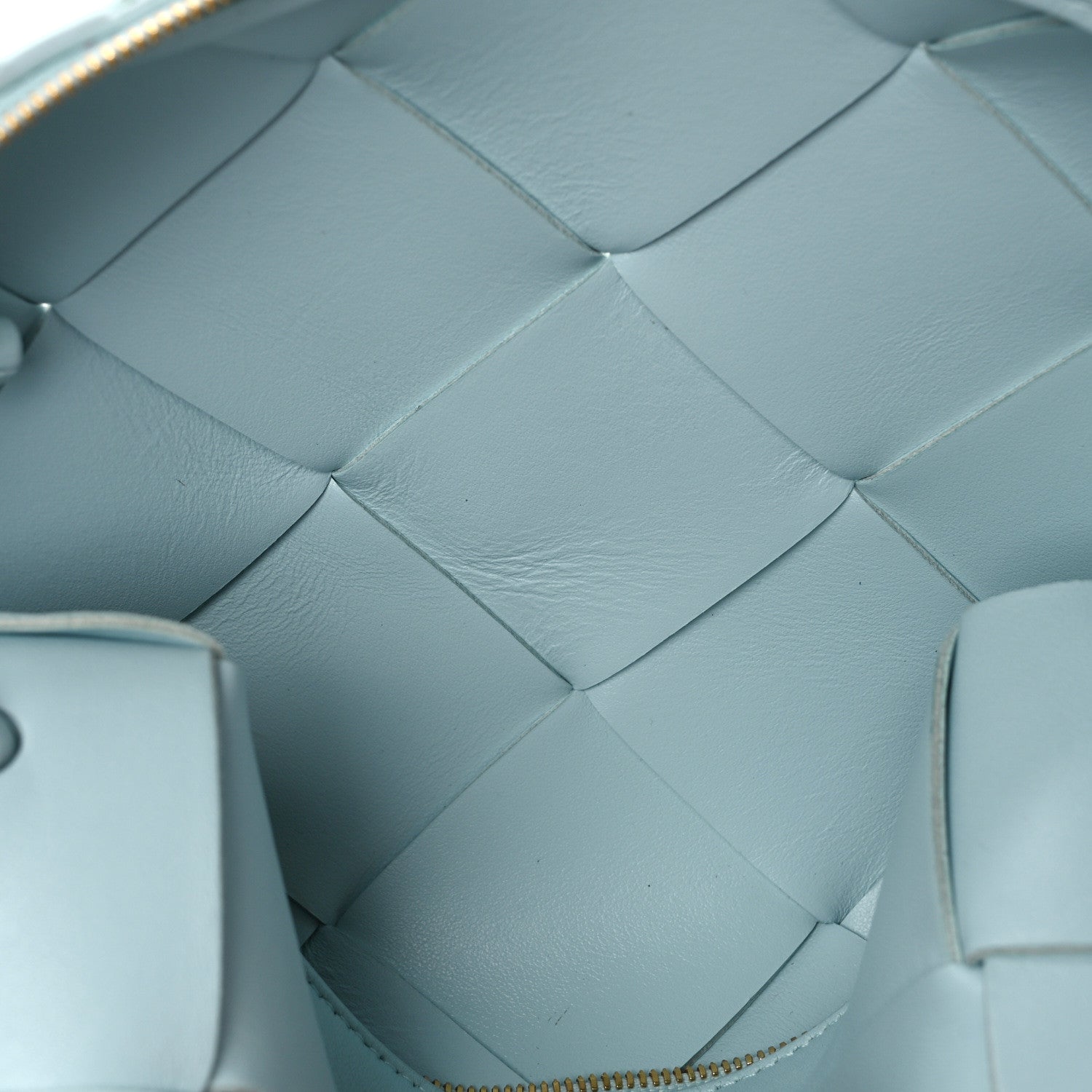 Bottega Veneta Maxi Intreccio Small Cassette Camera Bag Teal 11 of 11