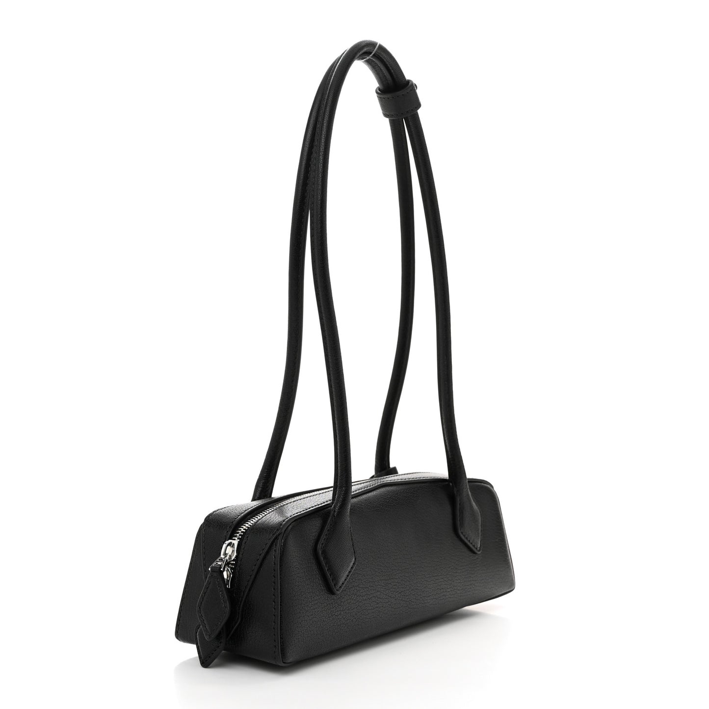 Goatskin Small Le Teckel Bag Black