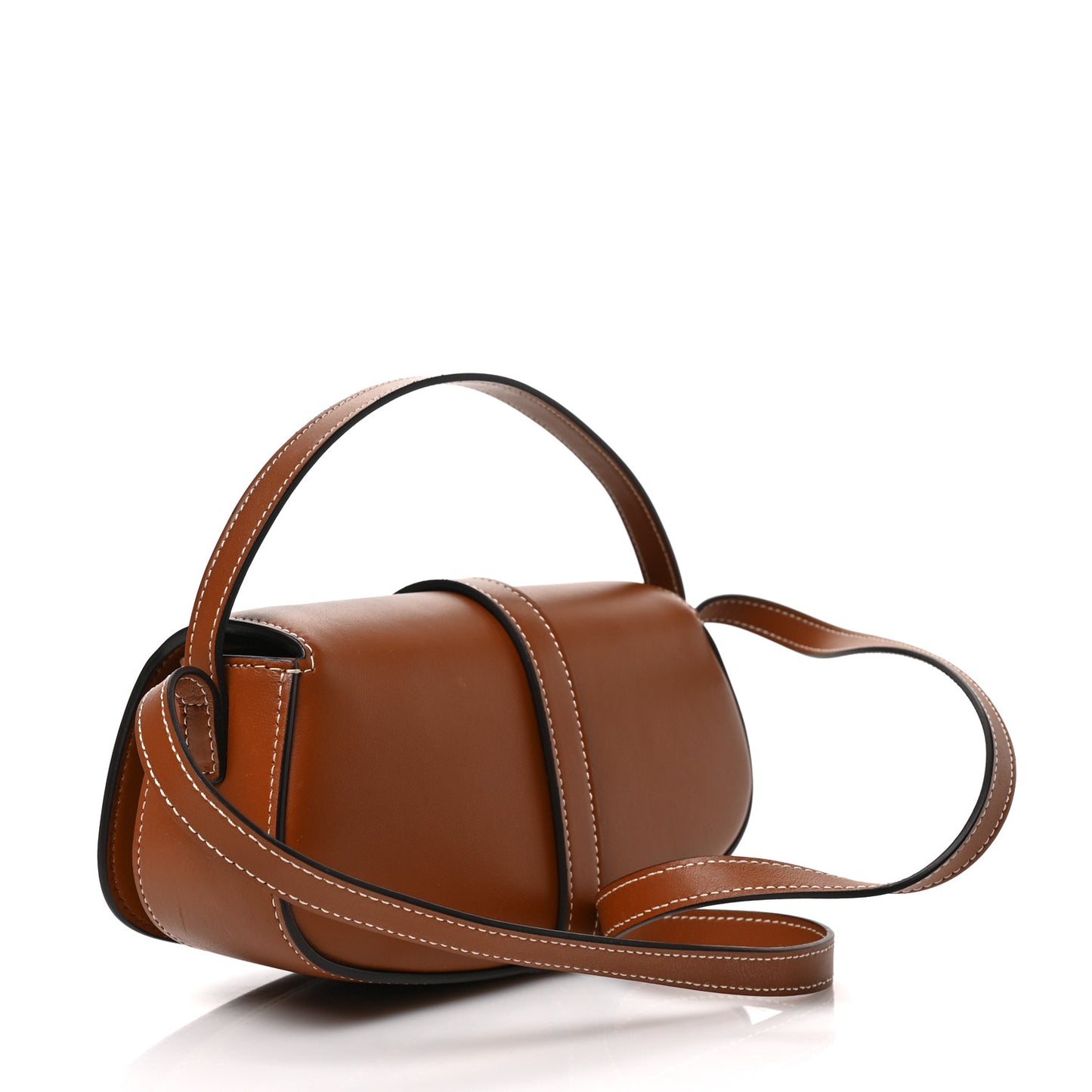 Smooth Calfskin Tabou Clutch On Strap Tan