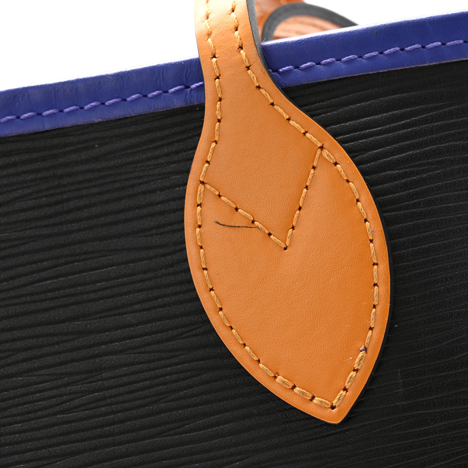 Louis Vuitton Epi Neverfull MM Noir Figue Safran 13 of 14