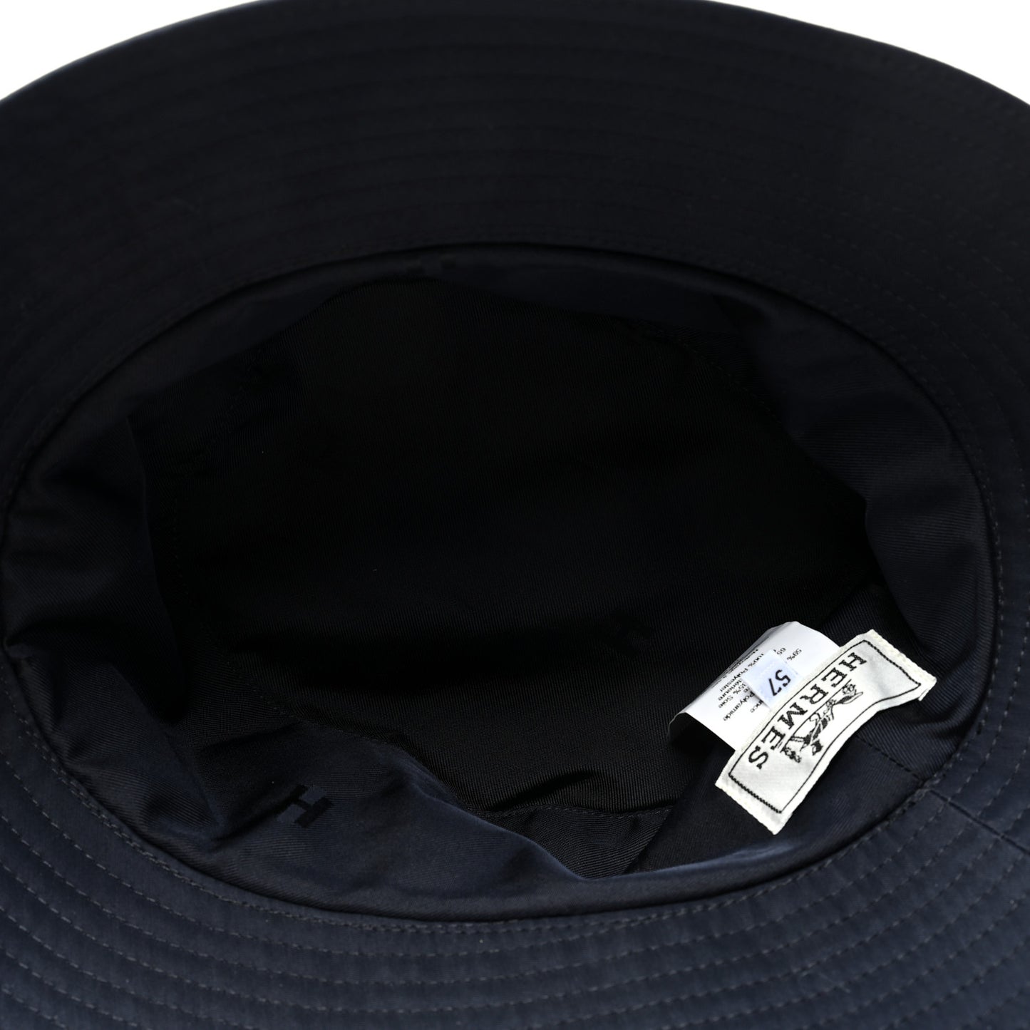 Technical Gabardine Balade Bandana Bucket Hat 57 Marine