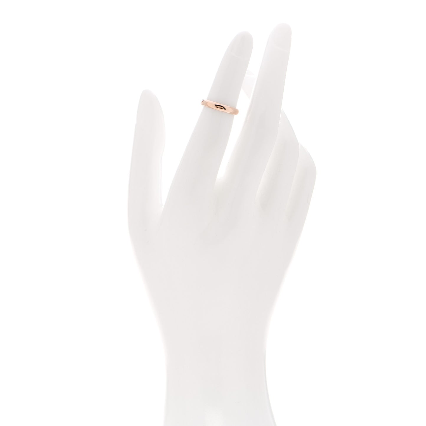 18K Rose Gold Wedding Band Ring 46 3.75