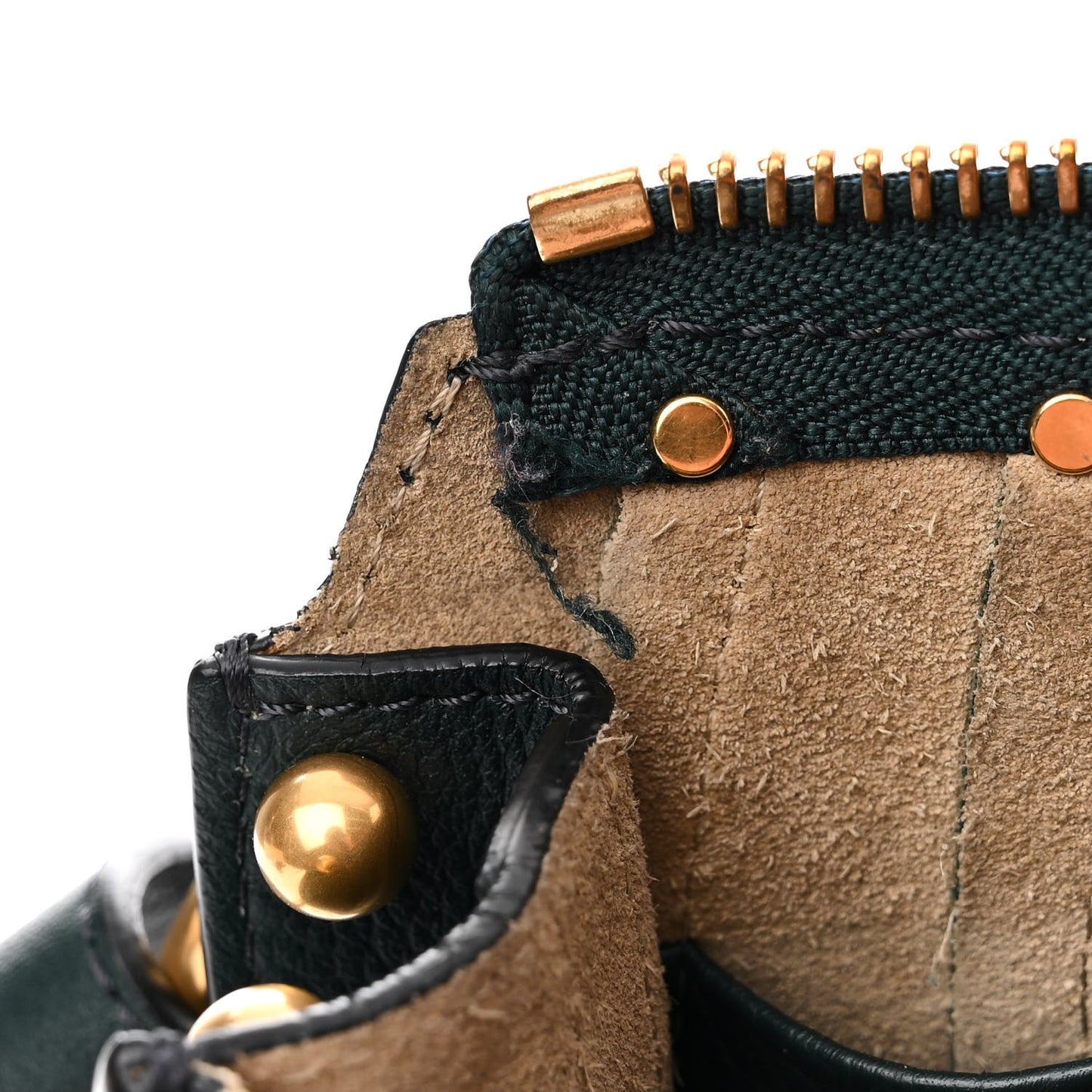 Grained Calfskin Nano Hayley Hobo Rainforest
