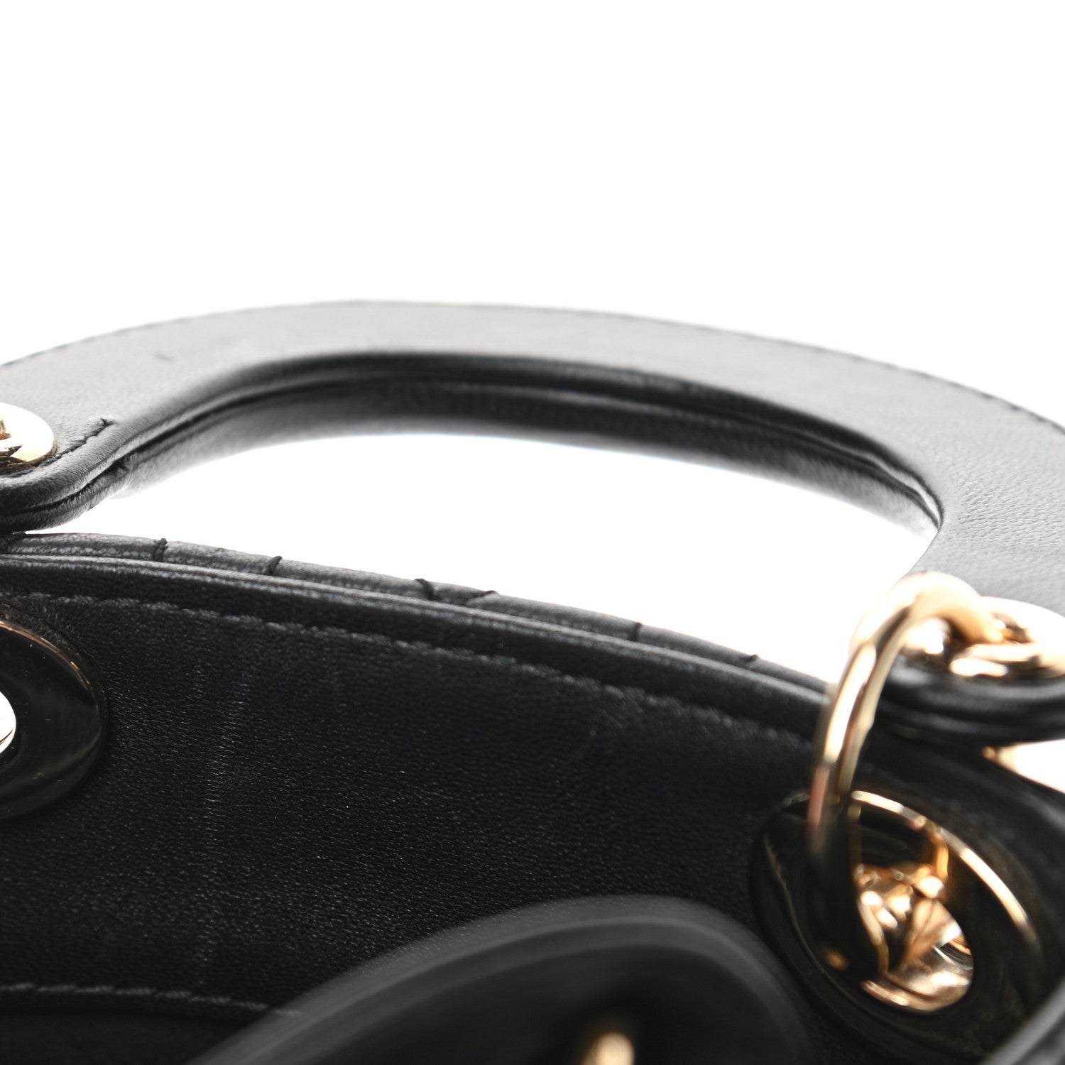 Christian Dior Lambskin Cannage Micro Lady Dior Black 14 of 14
