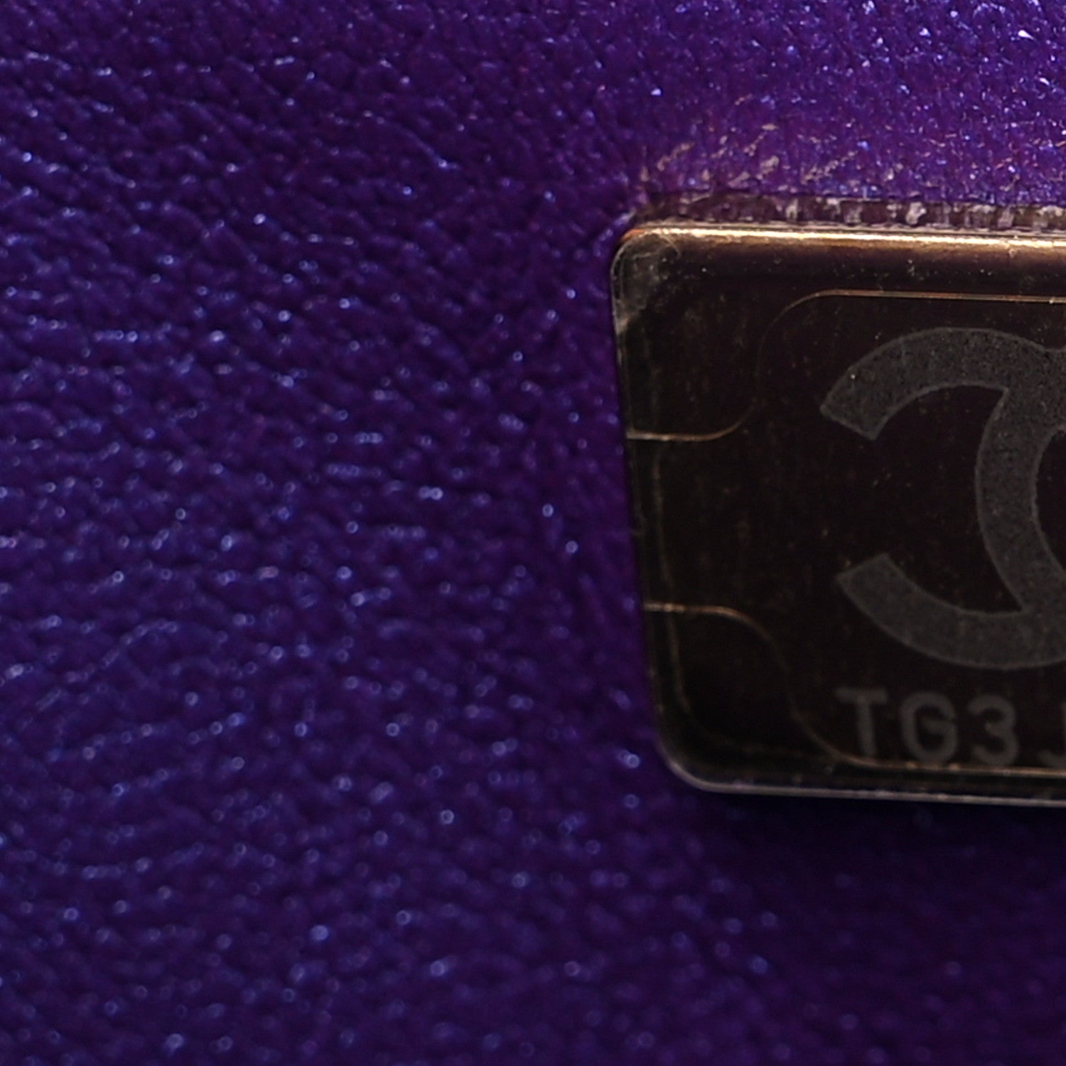 Chanel Mirror Calfskin Quilted Mini Rectangular Flap Purple 7 of 10