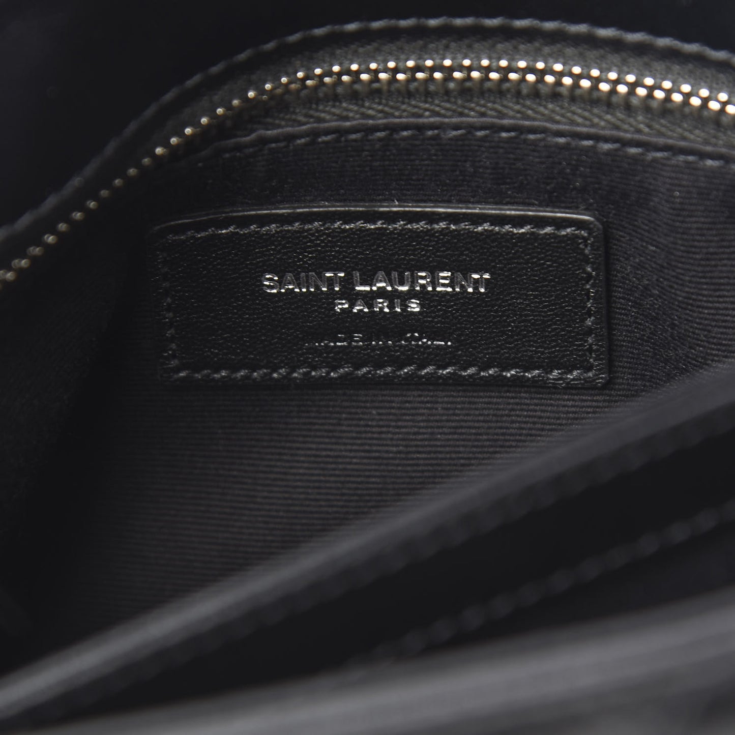 Calfskin Y Quilted Monogram Toy Loulou Crossbody Bag Black