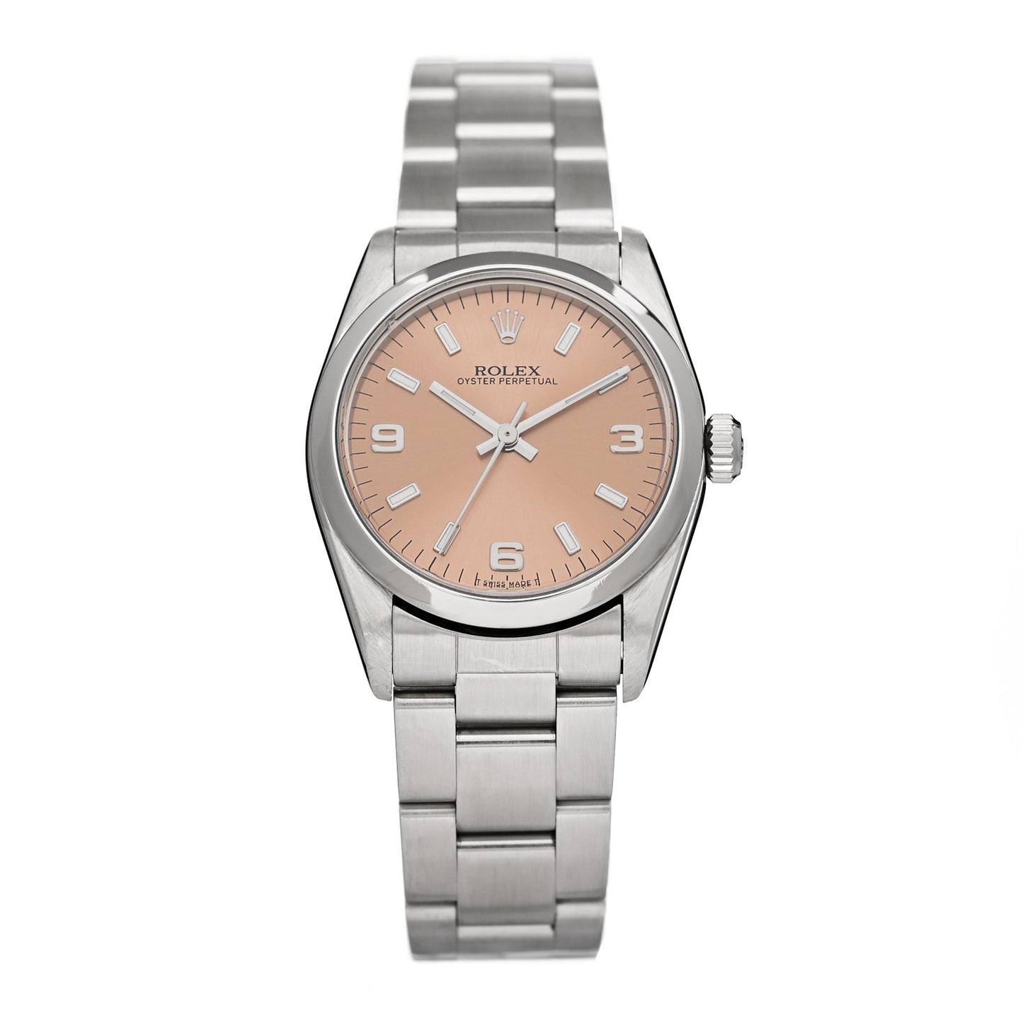 Stainless Steel 31mm Oyster Perpetual Watch Pink 67480