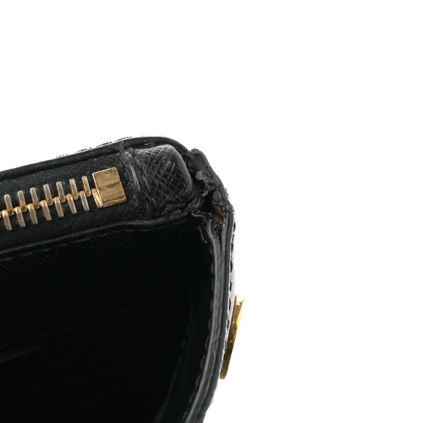 Saffiano Lux Medium Galleria Double Zip Tote Black