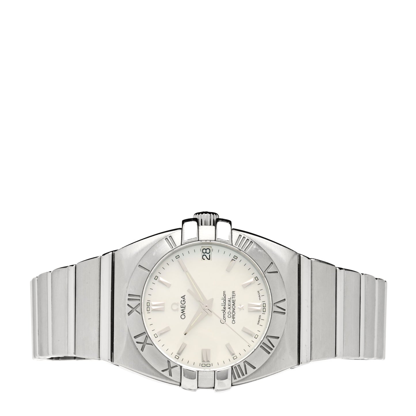 Stainless Steel Mother of Pearl 31mm Constellation Double Eagle Automatic Watch 1590.70.00