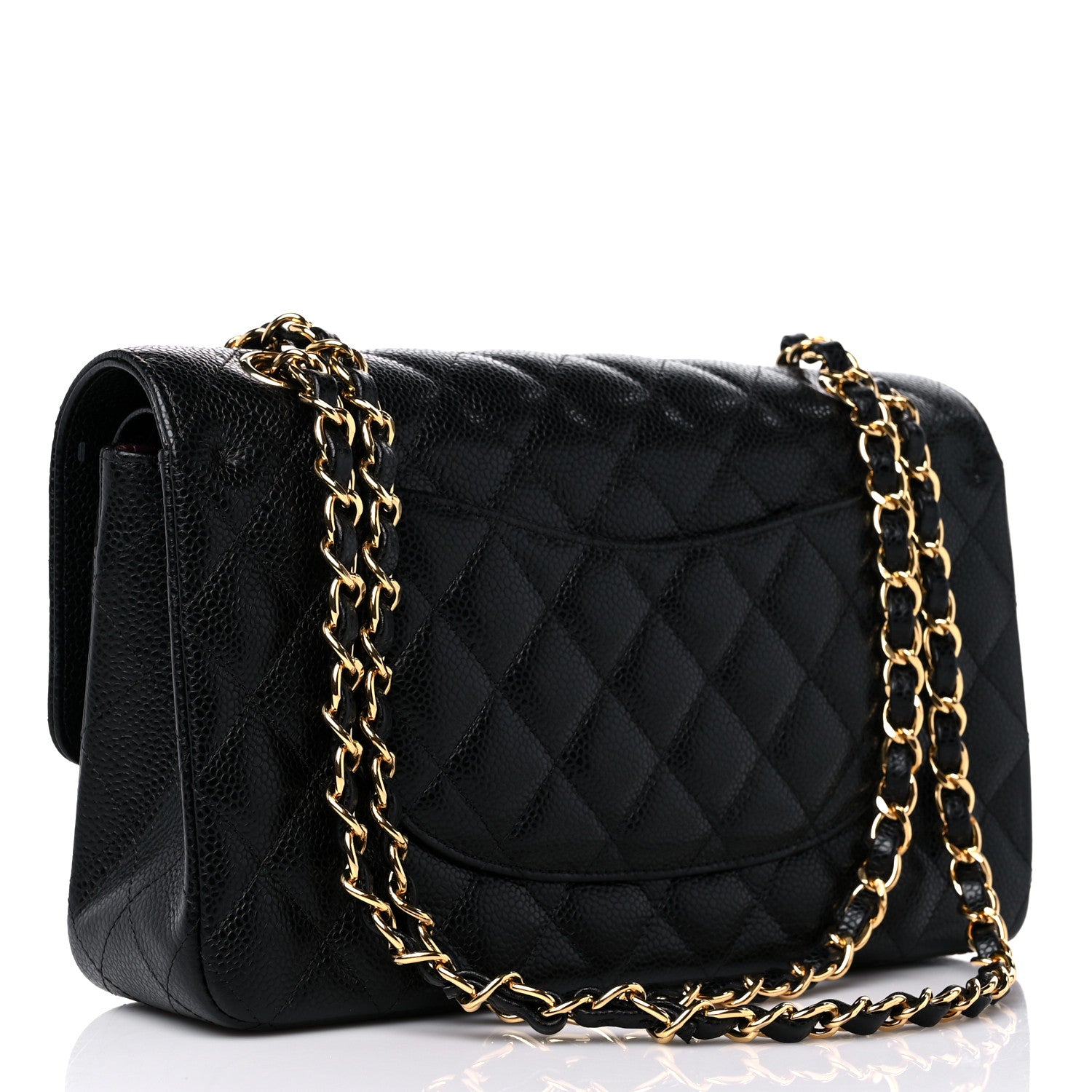 Chanel Caviar Quilted Medium Double Flap Black 3 of 10