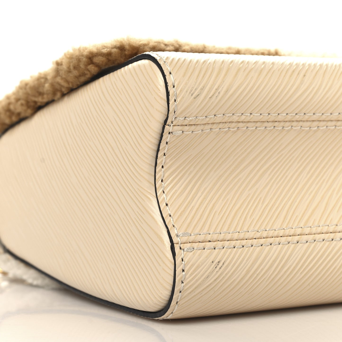 Monogram Epi Teddy Twist MM Creme