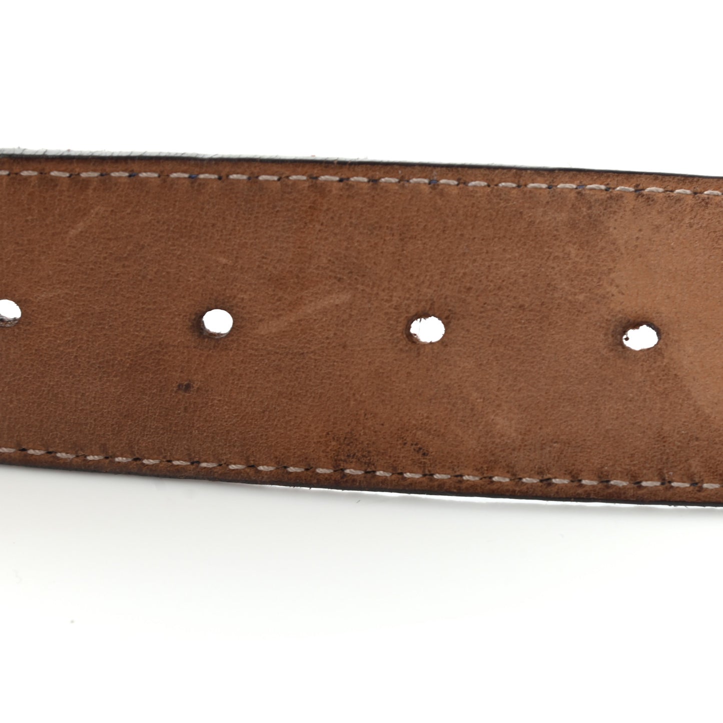 Guccissima Interlocking G Belt 90 36 Blue