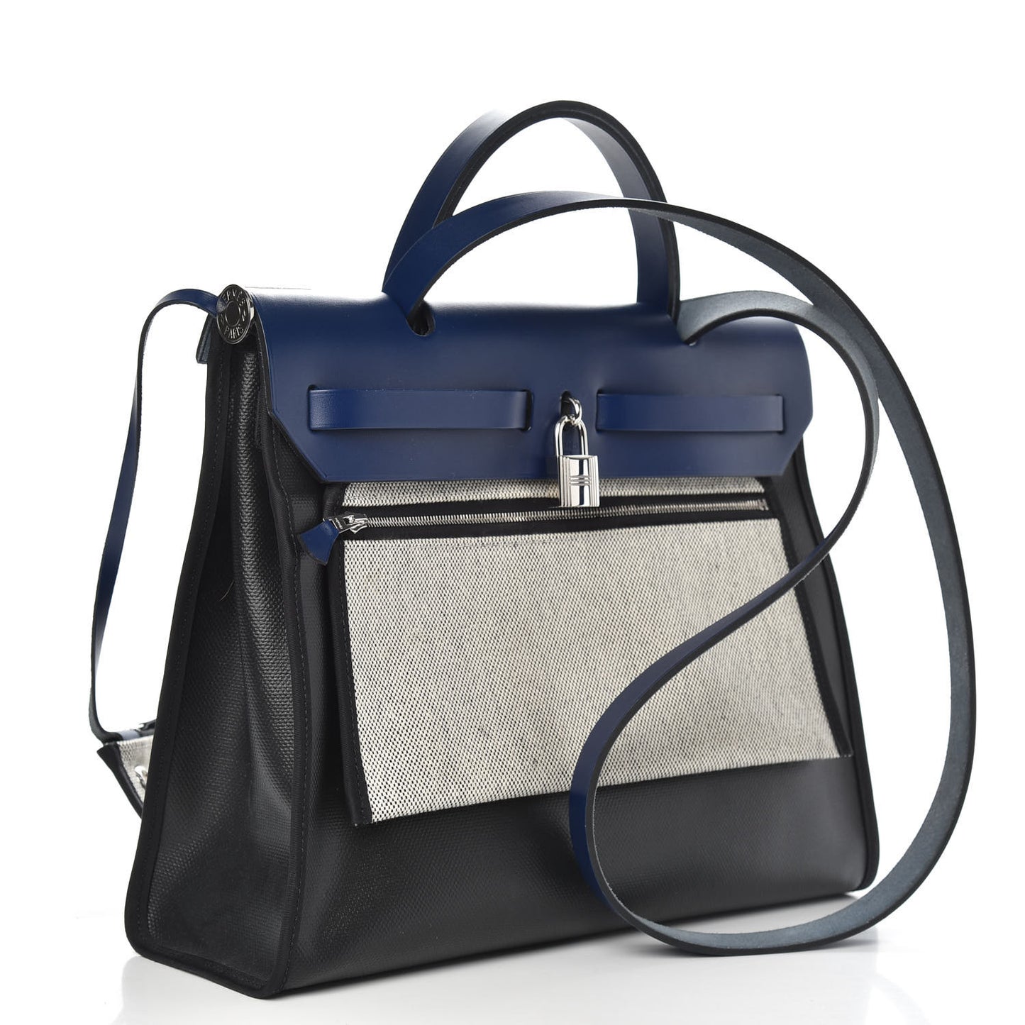 Toile H Berline Vache Hunter Herbag Zip PM 31 Bleu Encre Black