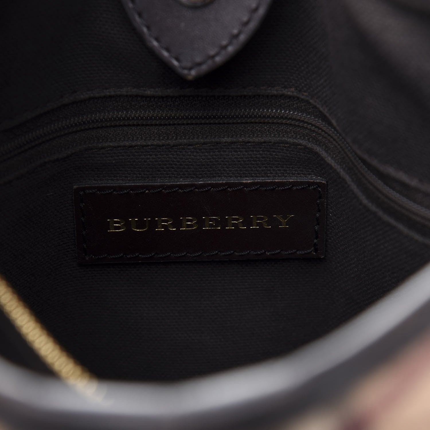 Burberry Haymarket Check Small Northfield Tote Chocolate 12 of 22