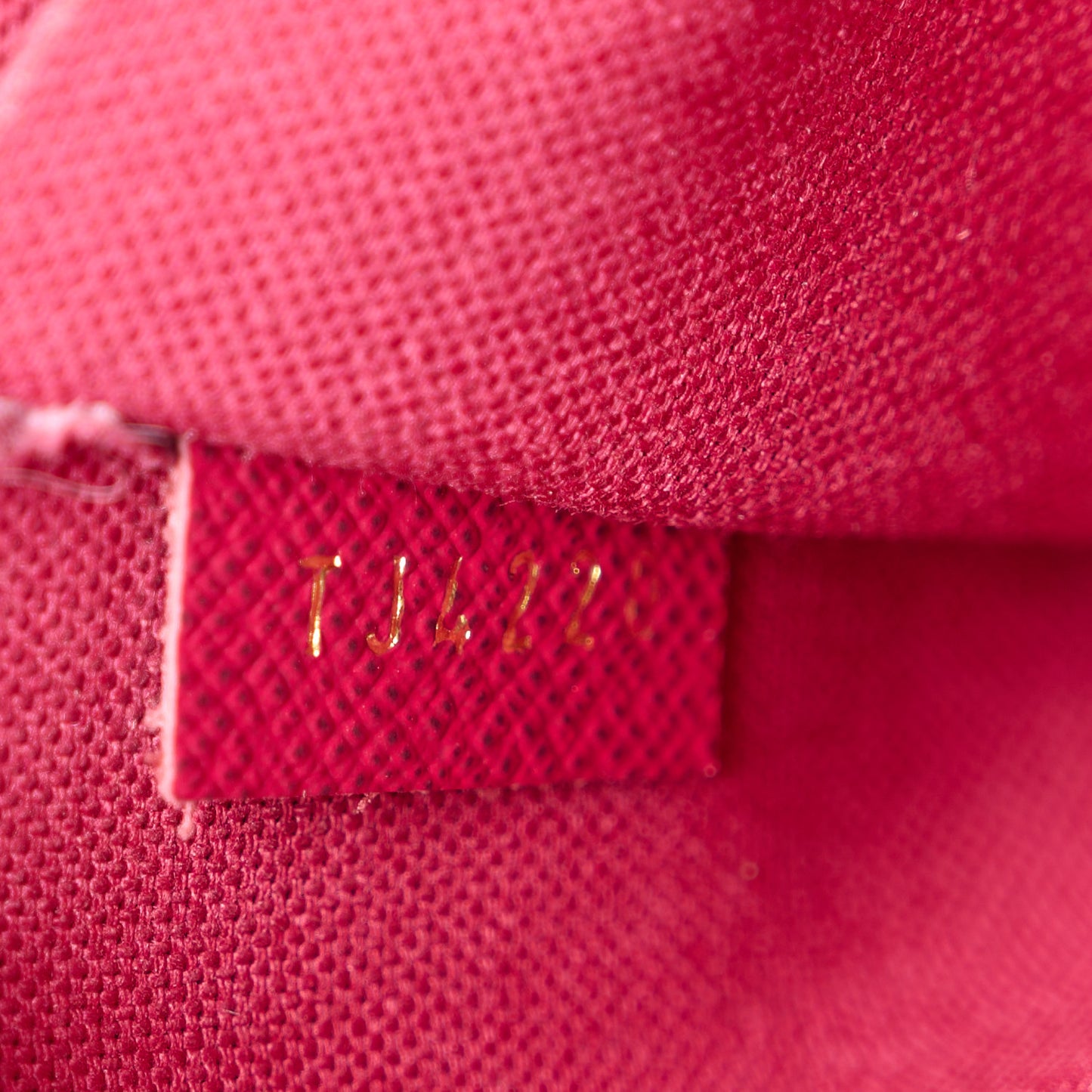 Monogram Pochette Felicie Chain Wallet Fuchsia