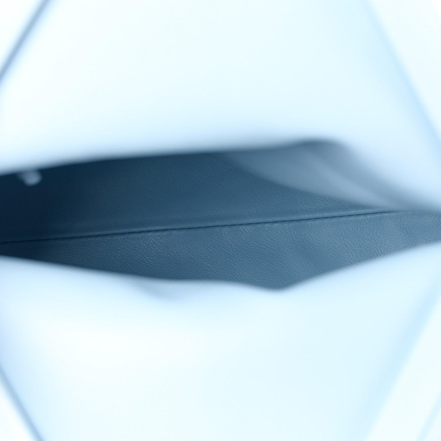 Bottega Veneta Lambskin BV Trine Clutch Ice 5 of 11