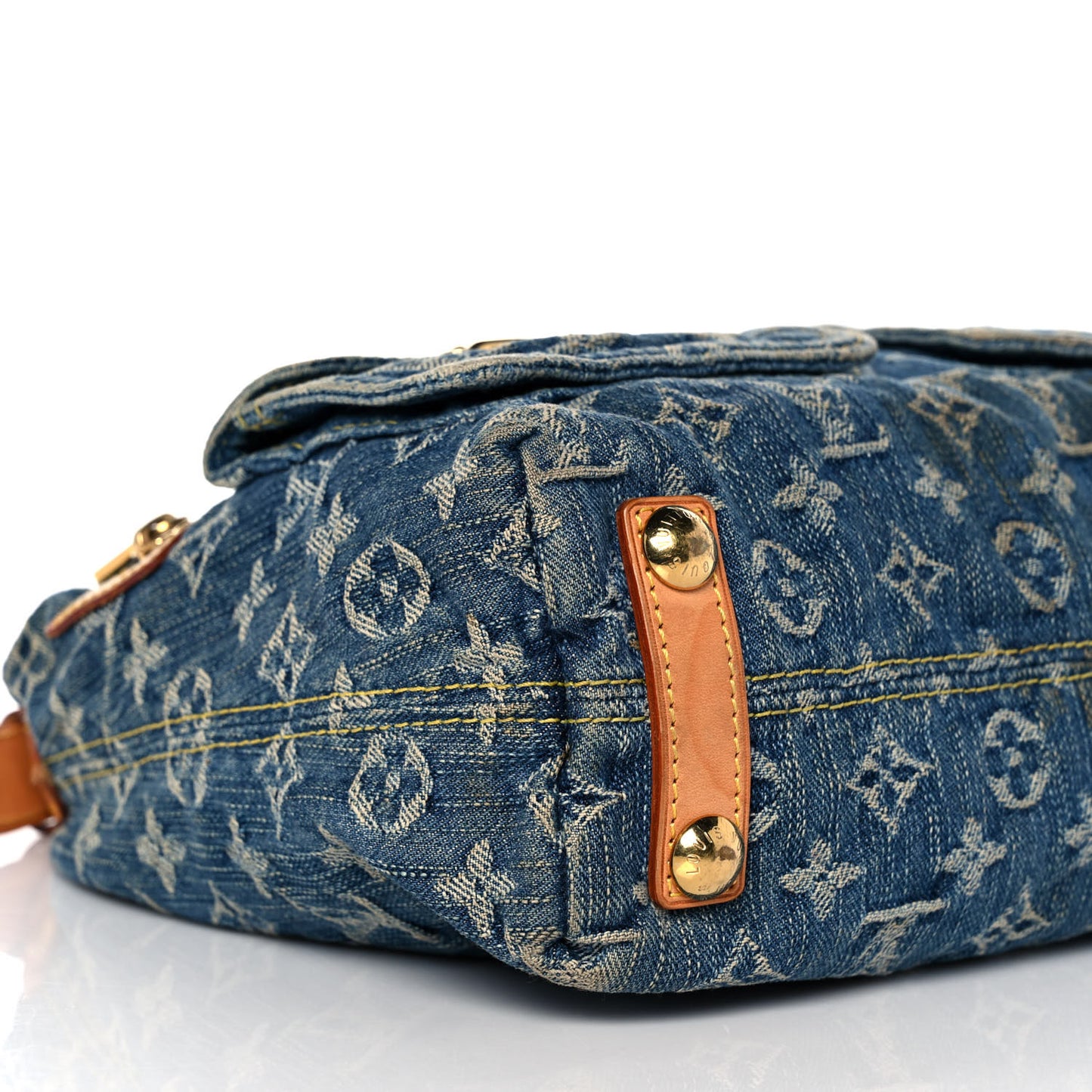 Monogram Denim Baggy PM Blue