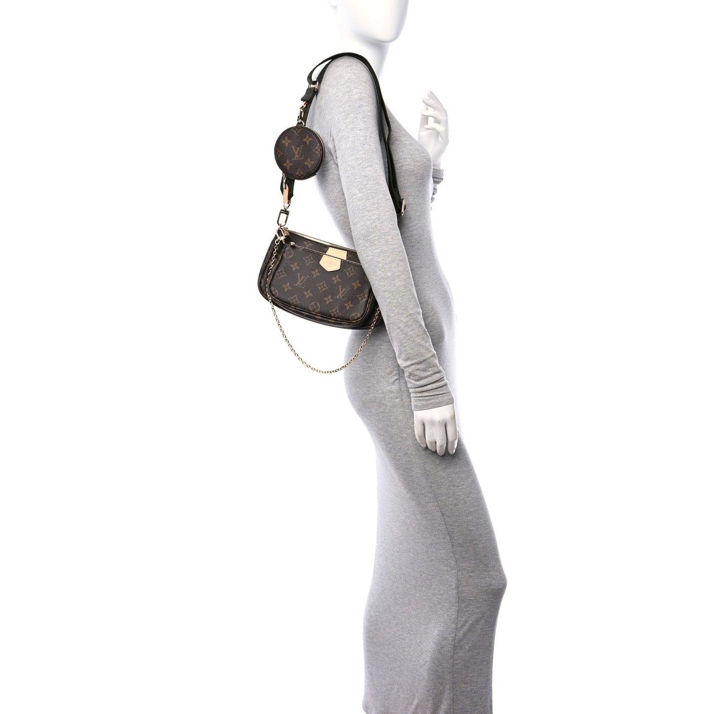 Monogram Multi Pochette Accessories Kaki