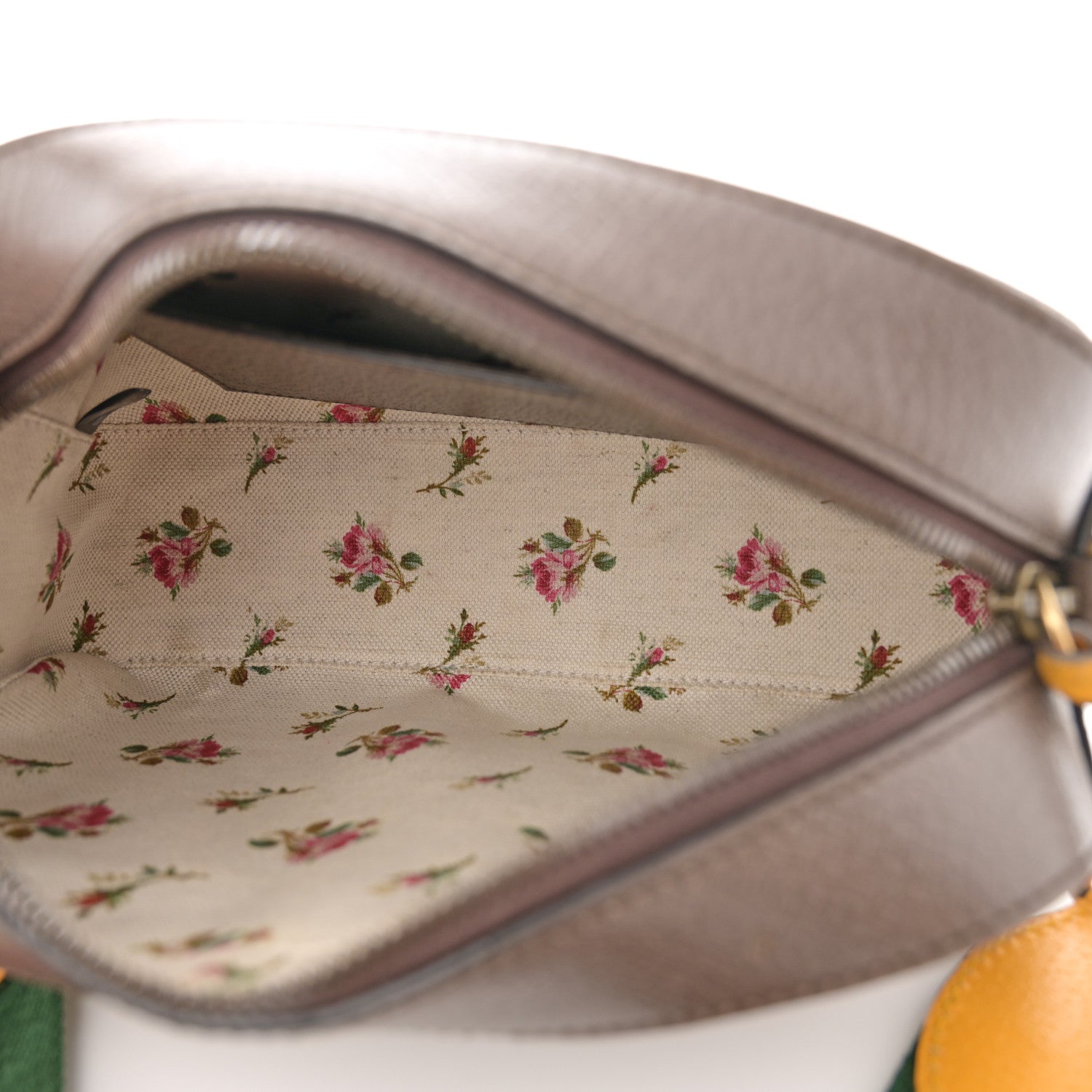 Gucci GG Supreme Monogram Web Neo Vintage Shoulder Bag Beige New Acero Crop 5 of 13
