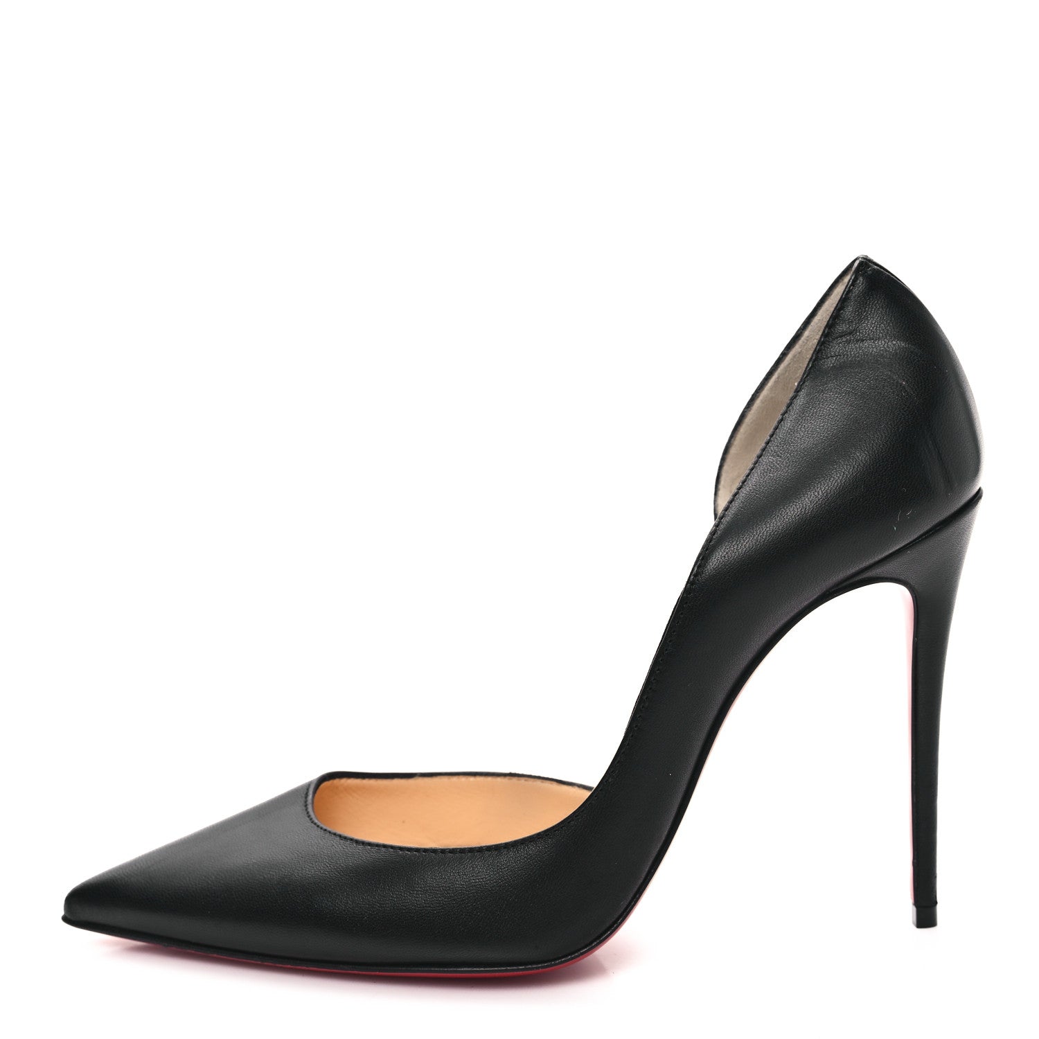 Christian Louboutin Shiny Nappa Iriza 100 Pumps 38 Black 1 of 9