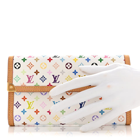 Monogram Multicolor Porte Tresor International Wallet White