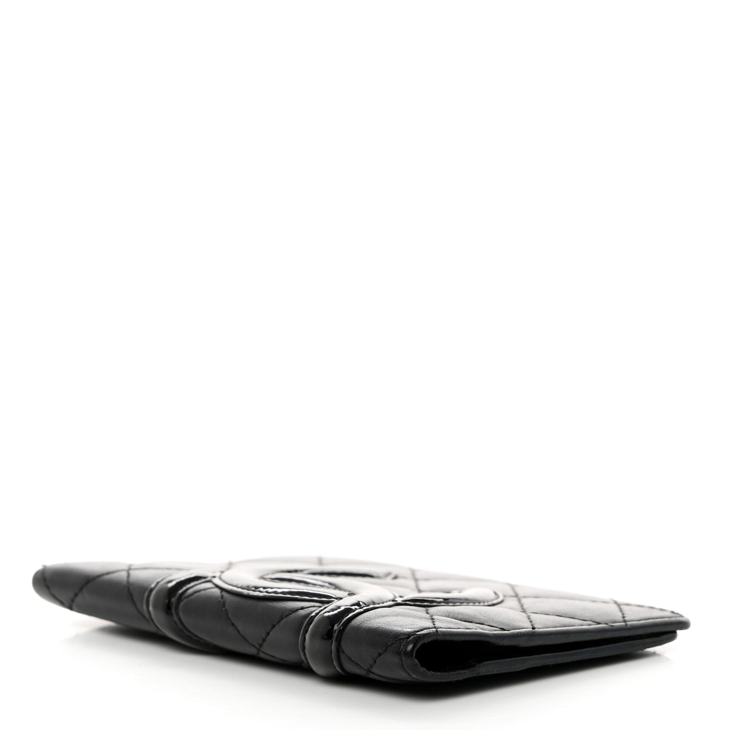 Calfskin Quilted Small Cambon Agenda Planner Black